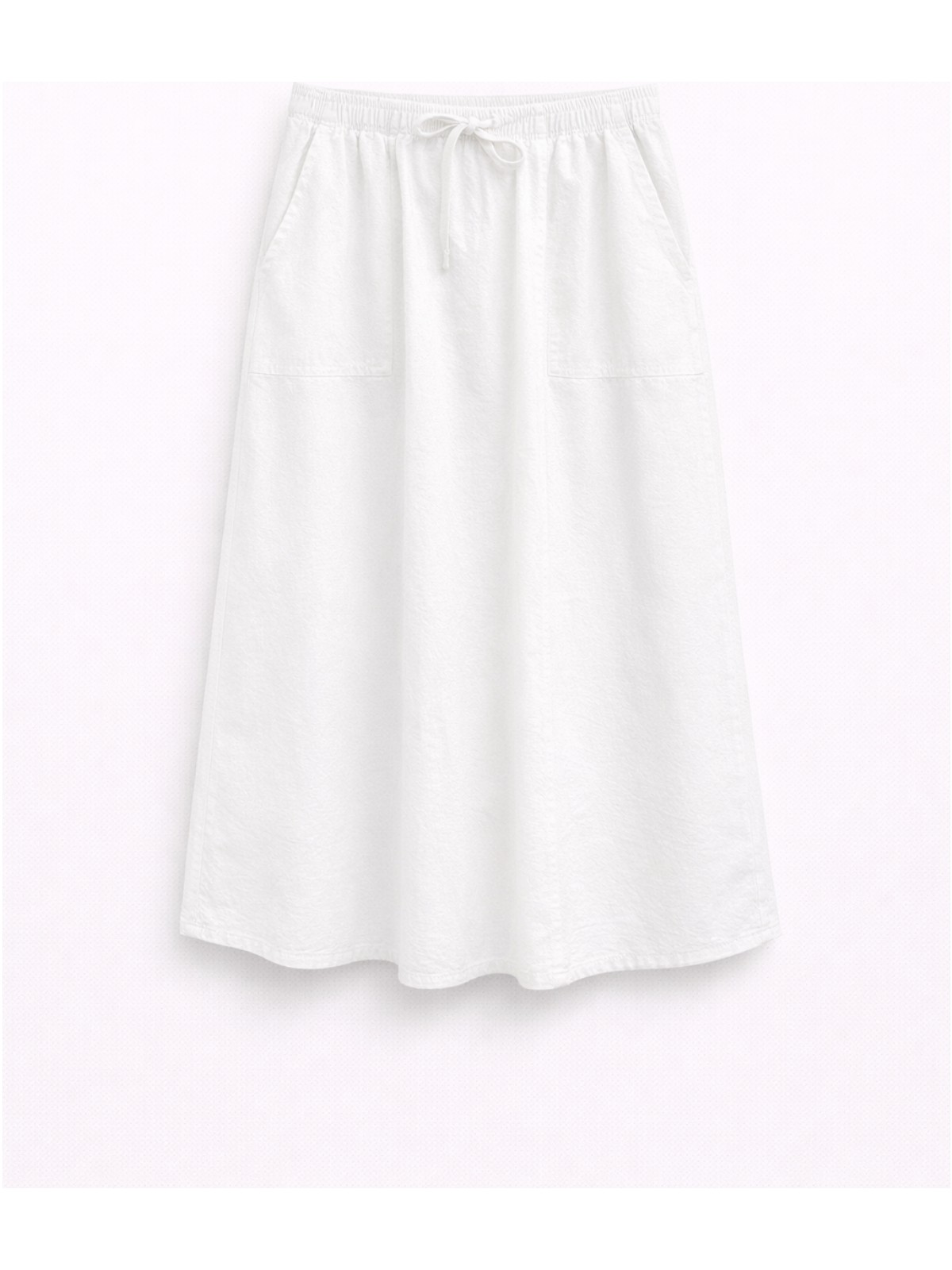 Mixray 4633 Kadın Yandan Cepli Parçalı Etek Antik Vizon - Görsel 10