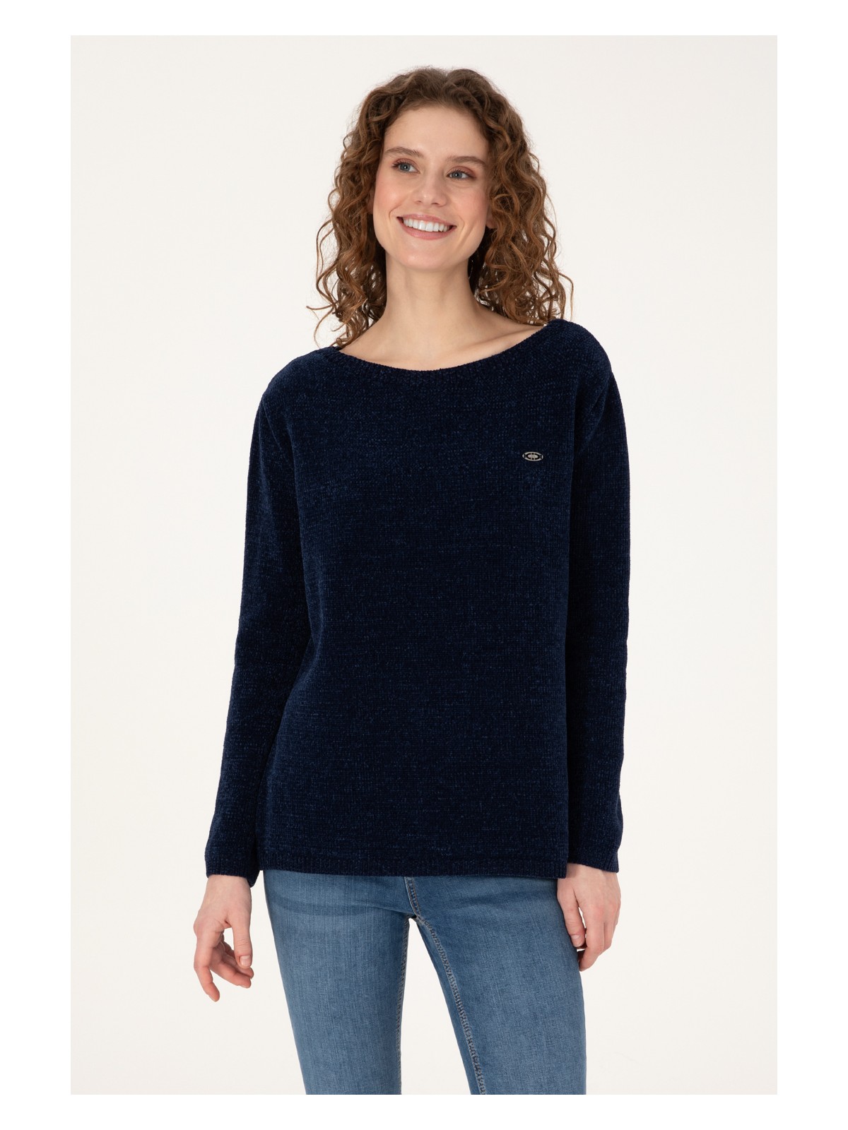 U.S. Polo Assn. Kadın Lacivert Kazak 50310047-VR033