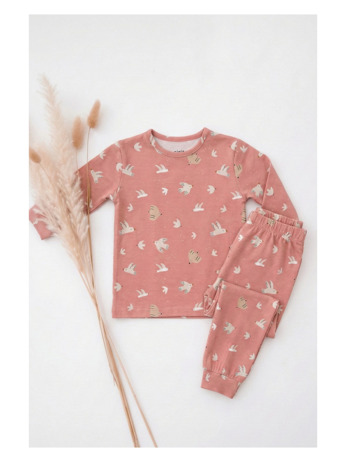 Cigit Desenli Mevsimlik Pijama Takım 1-7 Yaş Çiftlik Desen - Görsel 4