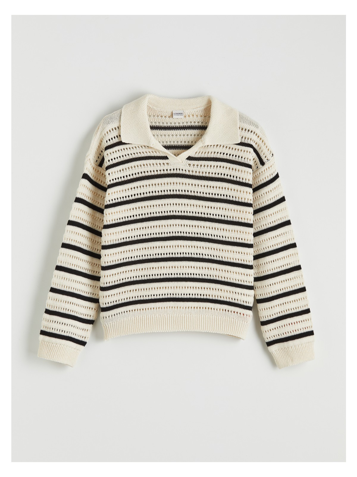 LC Waikiki Polo Yaka Kız Çocuk Triko Kazak