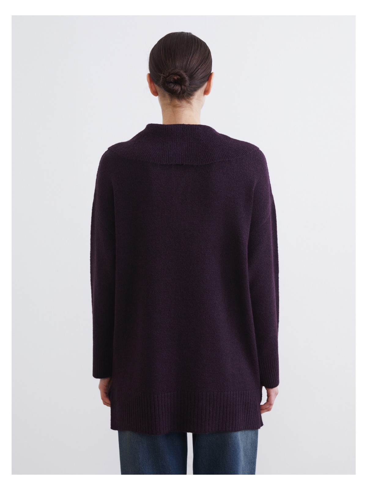 Lcw Modest Polo Yaka Kadın Triko Kazak - Görsel 7