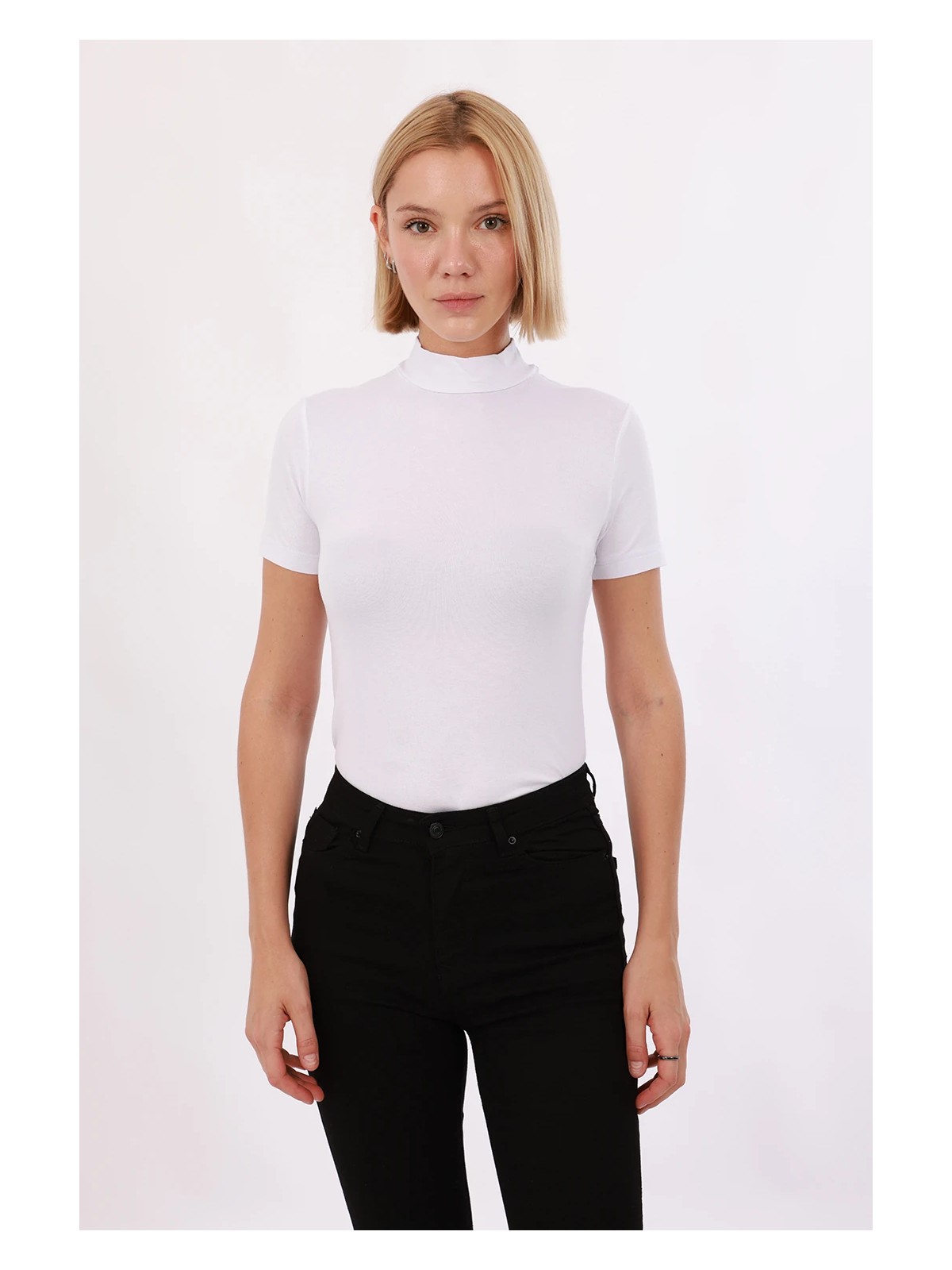 Yade Fashion Kadın Kısa Kol Bluz 4’lü Set - Görsel 3