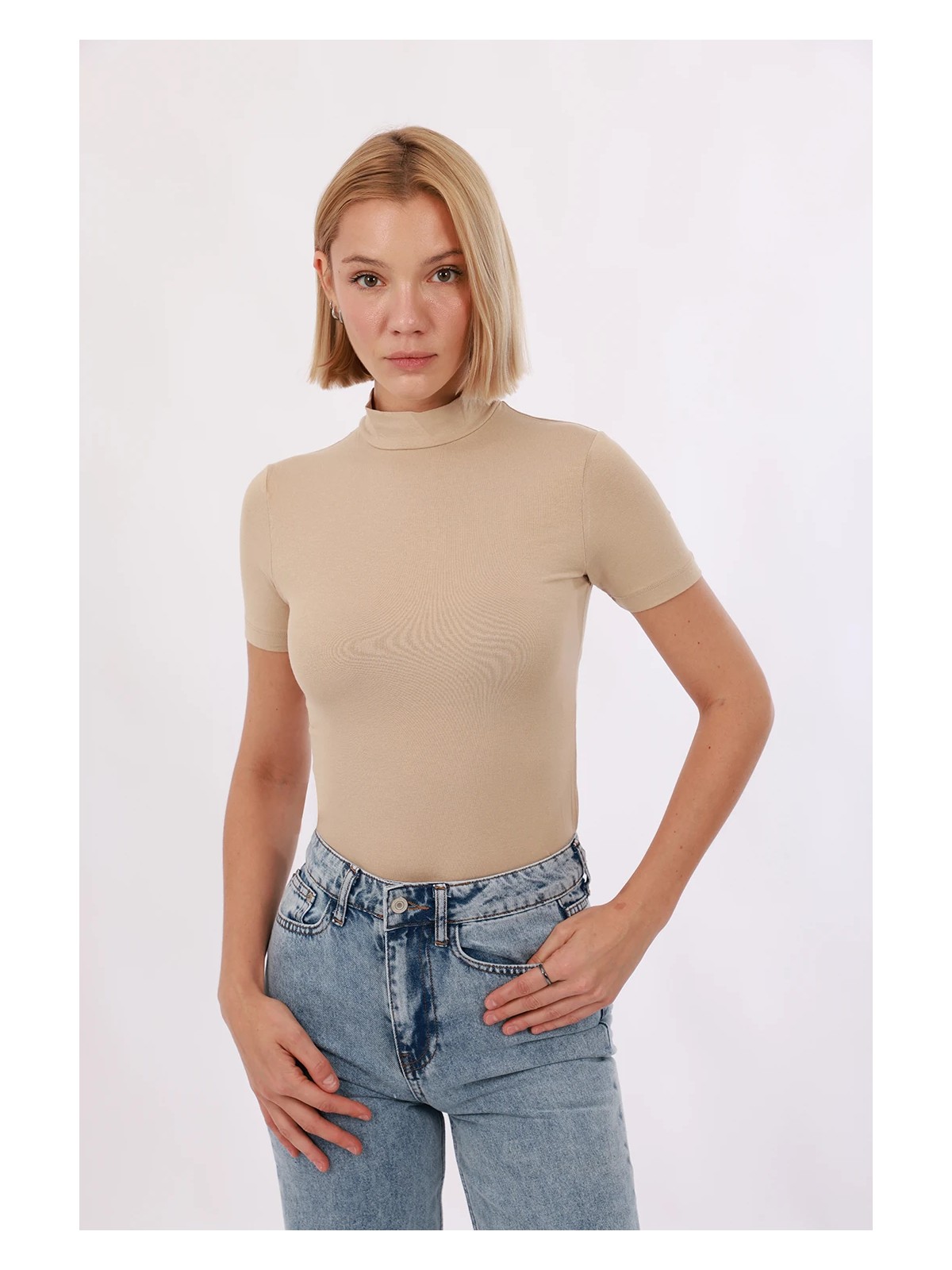 Yade Fashion Kadın Kısa Kol Bluz 4’lü Set - Görsel 5