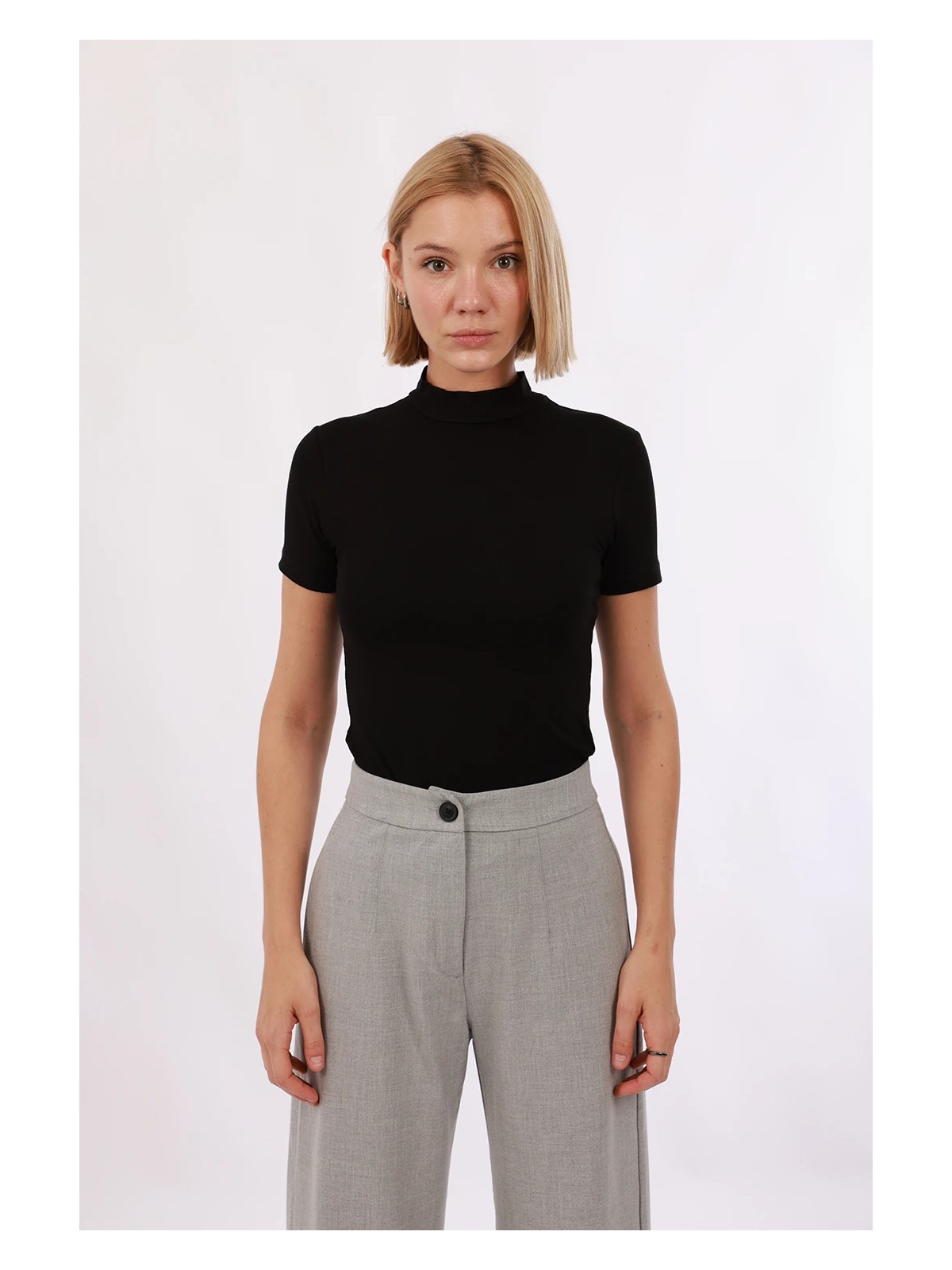 Yade Fashion Kadın Kısa Kol Bluz 4’lü Set - Görsel 8