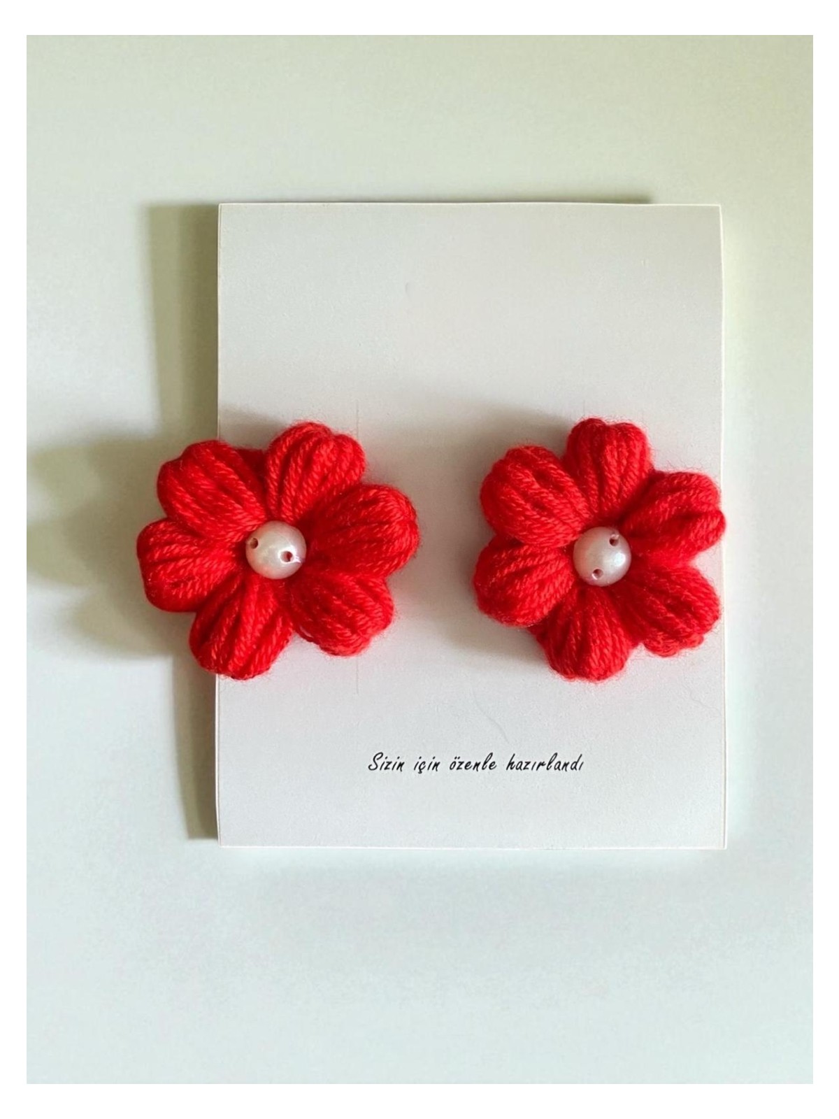 EGOMİ Papatya Örgü Saçsız Bebek Tokası - Görsel 10