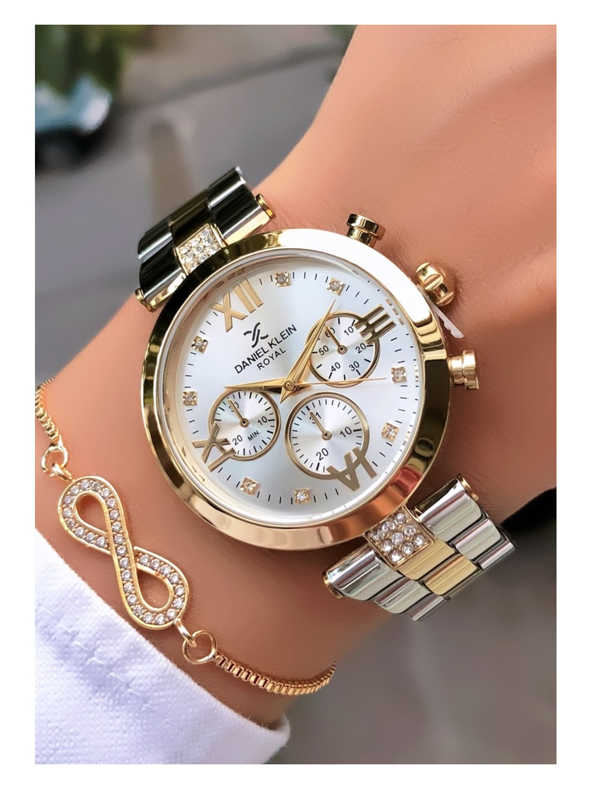 Daniel Klein Özel Kutusunda Çelik Kordon Kadın Kol Saati 3 Atm Su Geçirmezlik 2 Yıl Garantili Bileklik Hediyeli