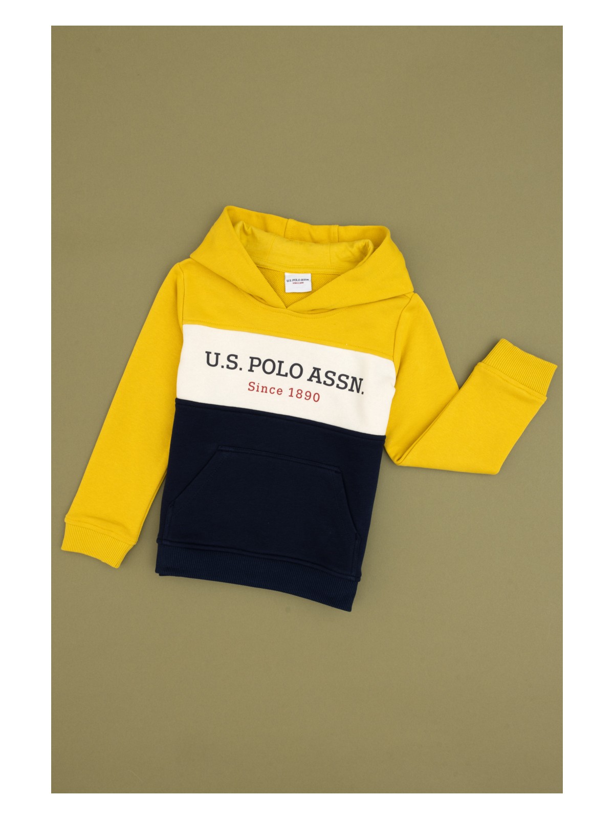 U.S. Polo Assn. U.s. Polo Assn. Erkek Çocuk Kırmızı Sweatshirt 50313969-VR171 - Görsel 3