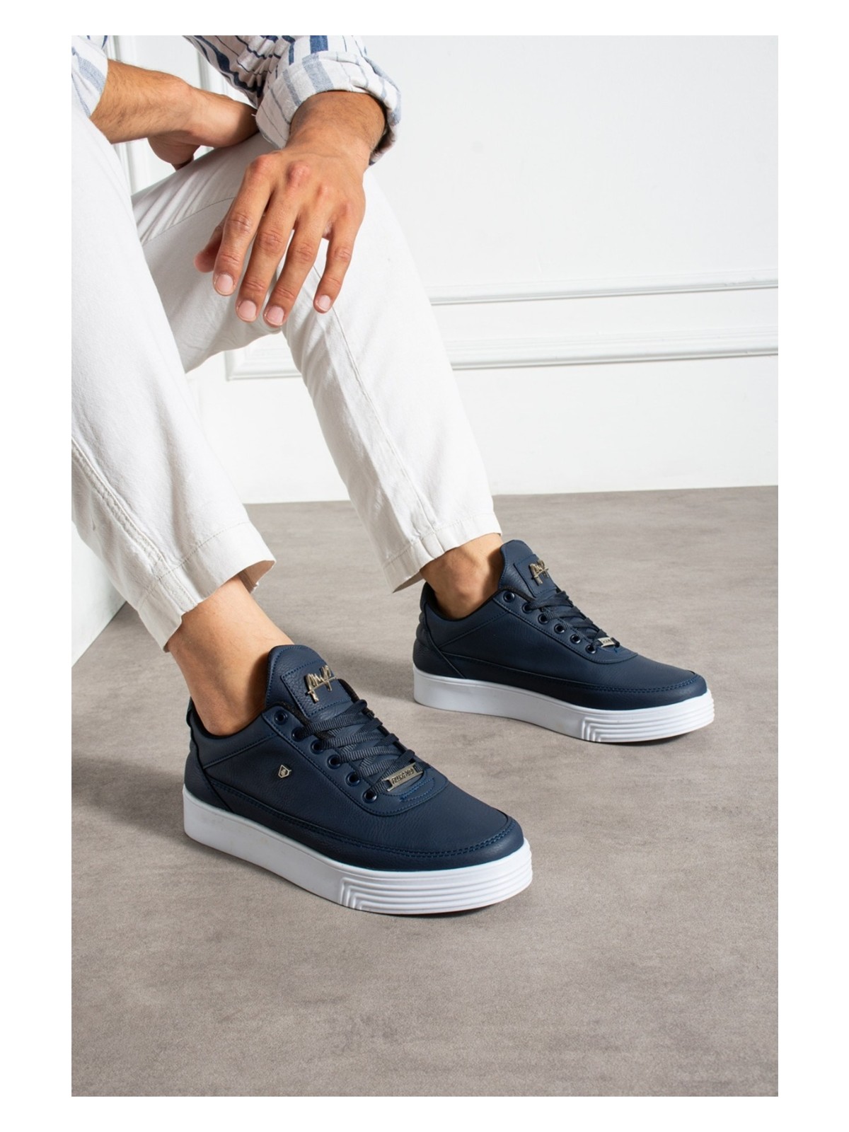 Filling Polo Siyah Beyaz 011 Erkek Sneaker Günlük Ayakkabı - Görsel 3