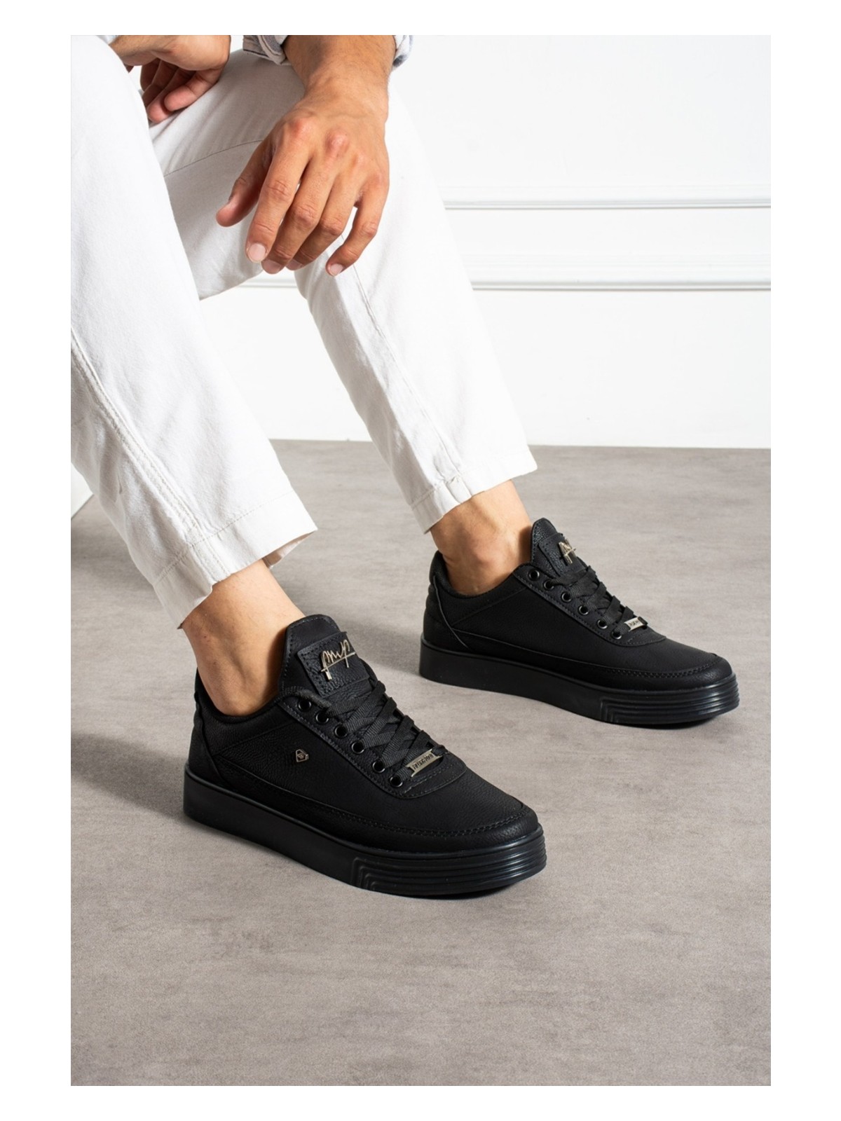 Filling Polo Siyah Beyaz 011 Erkek Sneaker Günlük Ayakkabı - Görsel 6