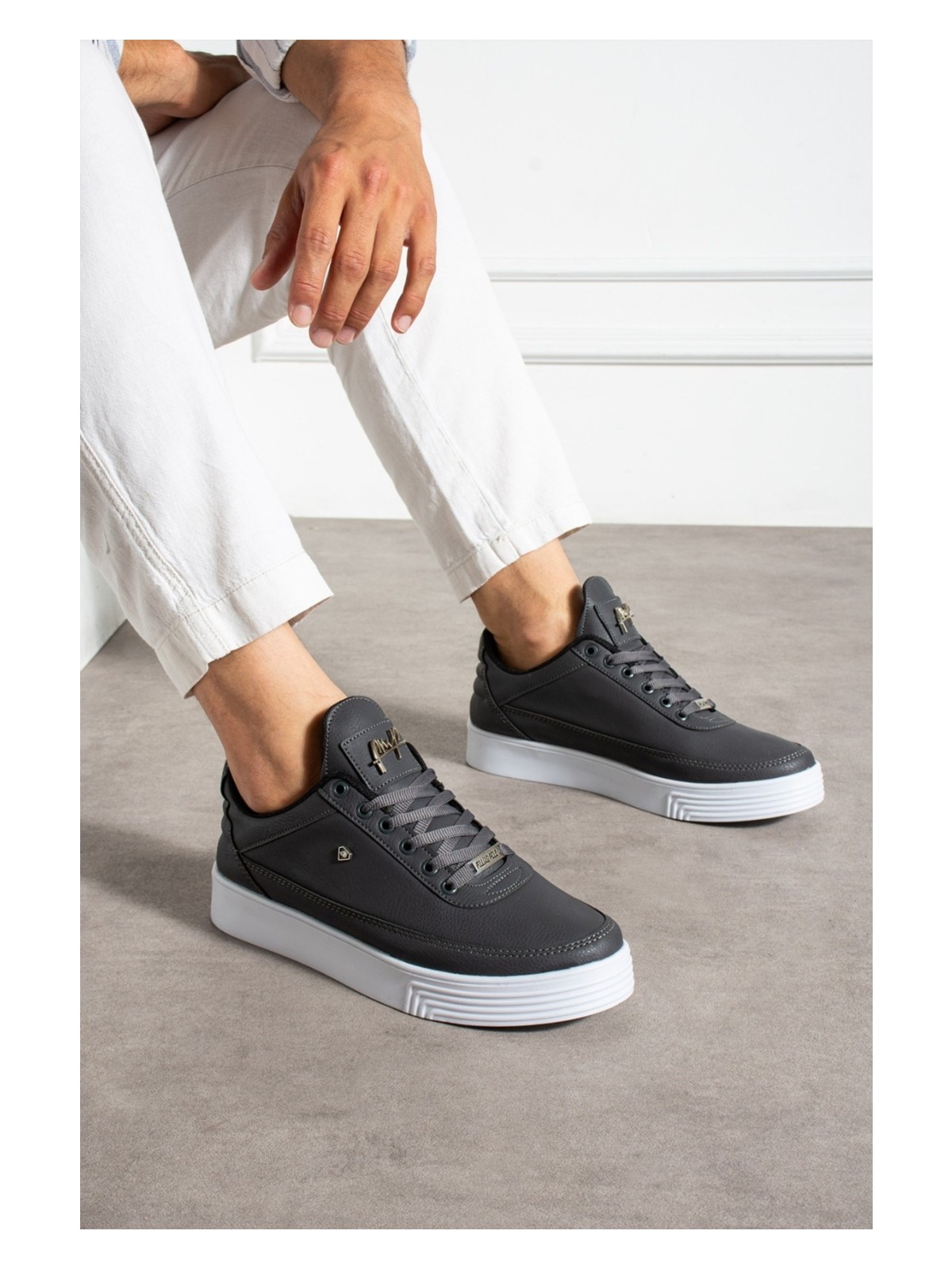 Filling Polo Siyah Beyaz 011 Erkek Sneaker Günlük Ayakkabı - Görsel 7