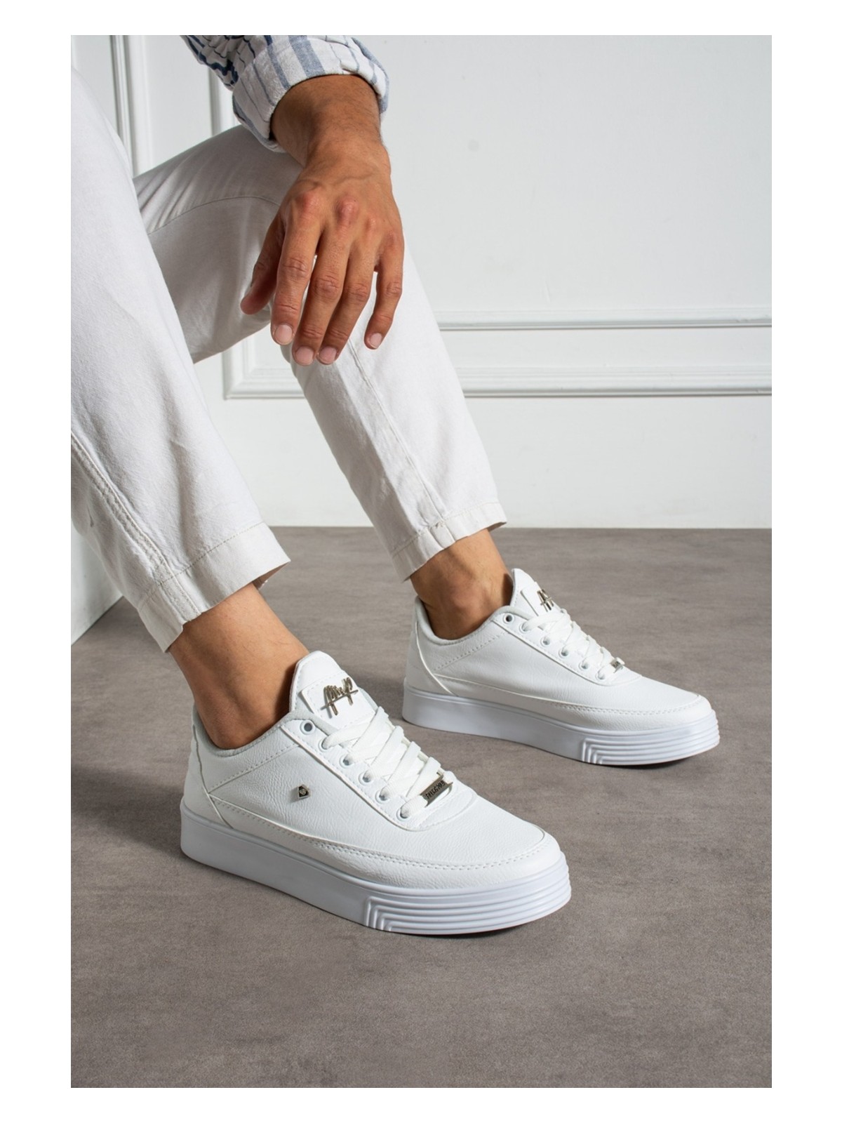 Filling Polo Siyah Beyaz 011 Erkek Sneaker Günlük Ayakkabı - Görsel 4