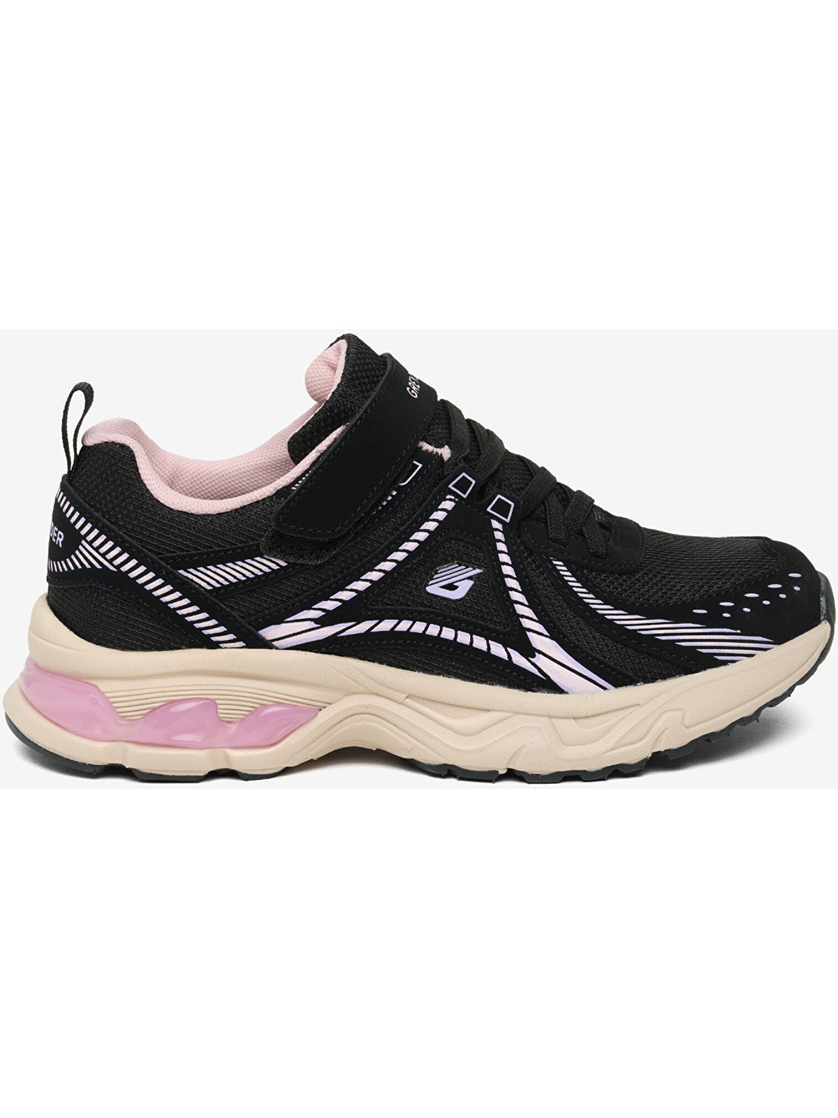 Greyder Çocuk Siyah Bordo Su Geçirmez Hakiki Deri Spor Ayakkabı 5K5VA59677 - Görsel 4