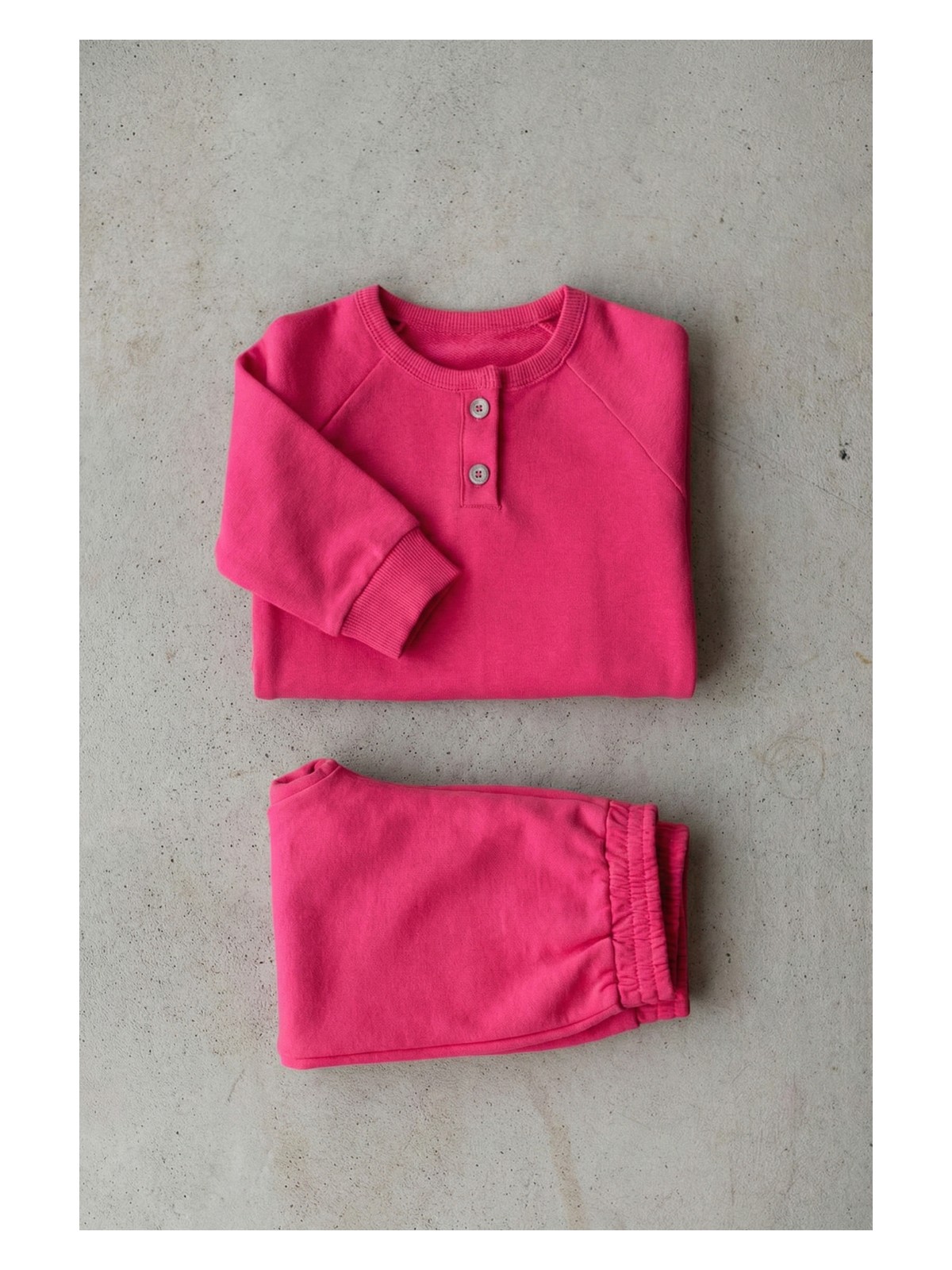 Cigit Reglan Kol Patlı Basıc Takım 1-8 Yaş Fuşya