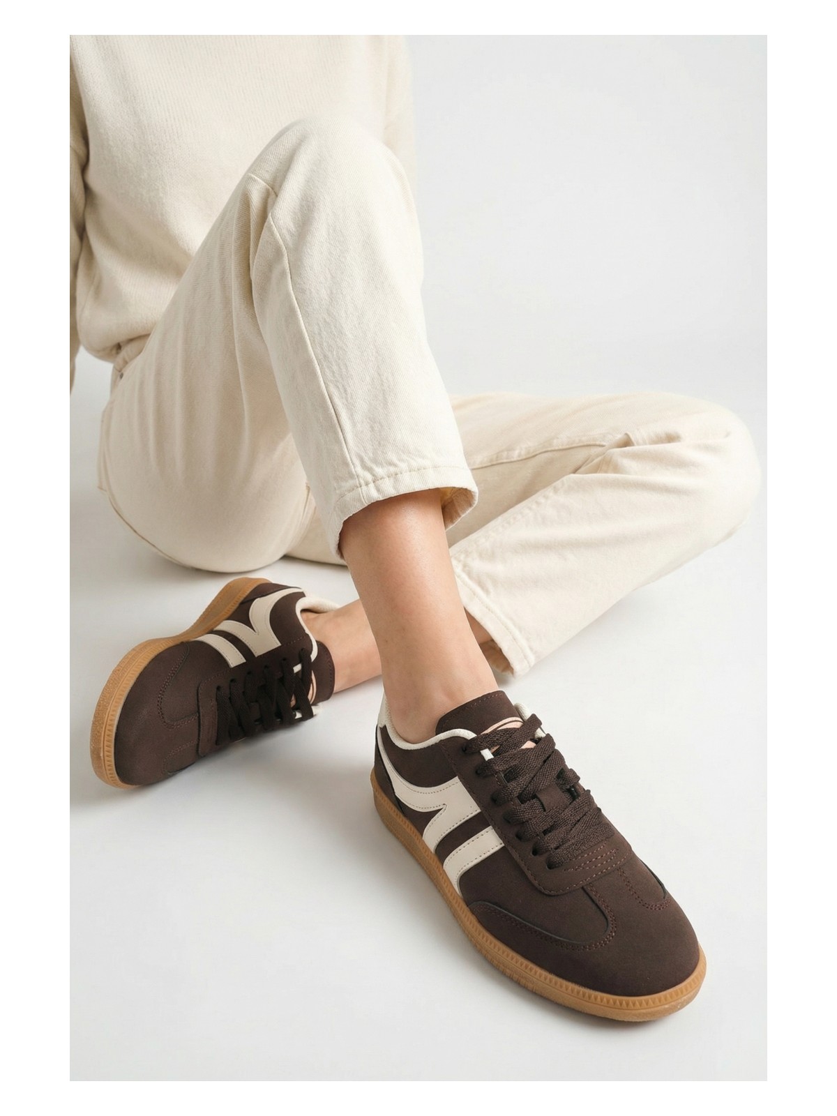 Daxtors Garantili Carina Günlük Ortopedik Kadın Sneaker Spor Ayakkabı