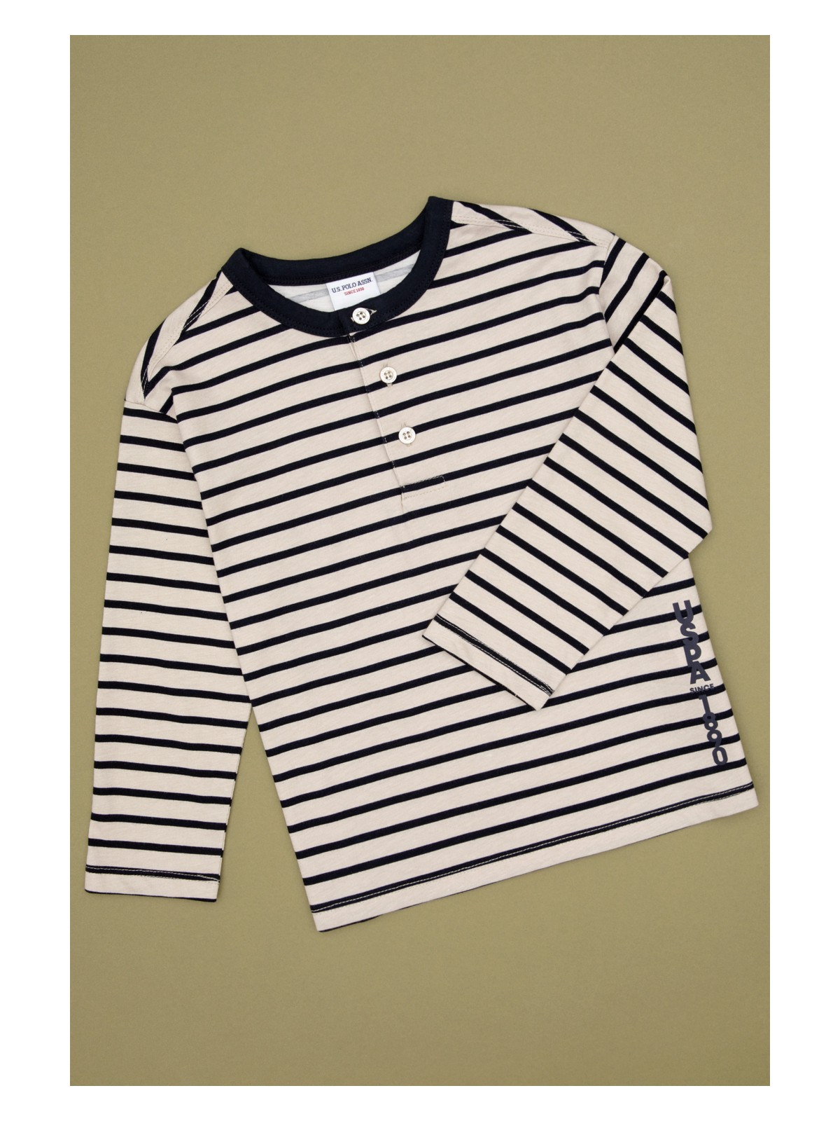 U.S. Polo Assn. U.s. Polo Assn. Erkek Çocuk Vizon Sweatshirt 50314945-VR052 - Görsel 4