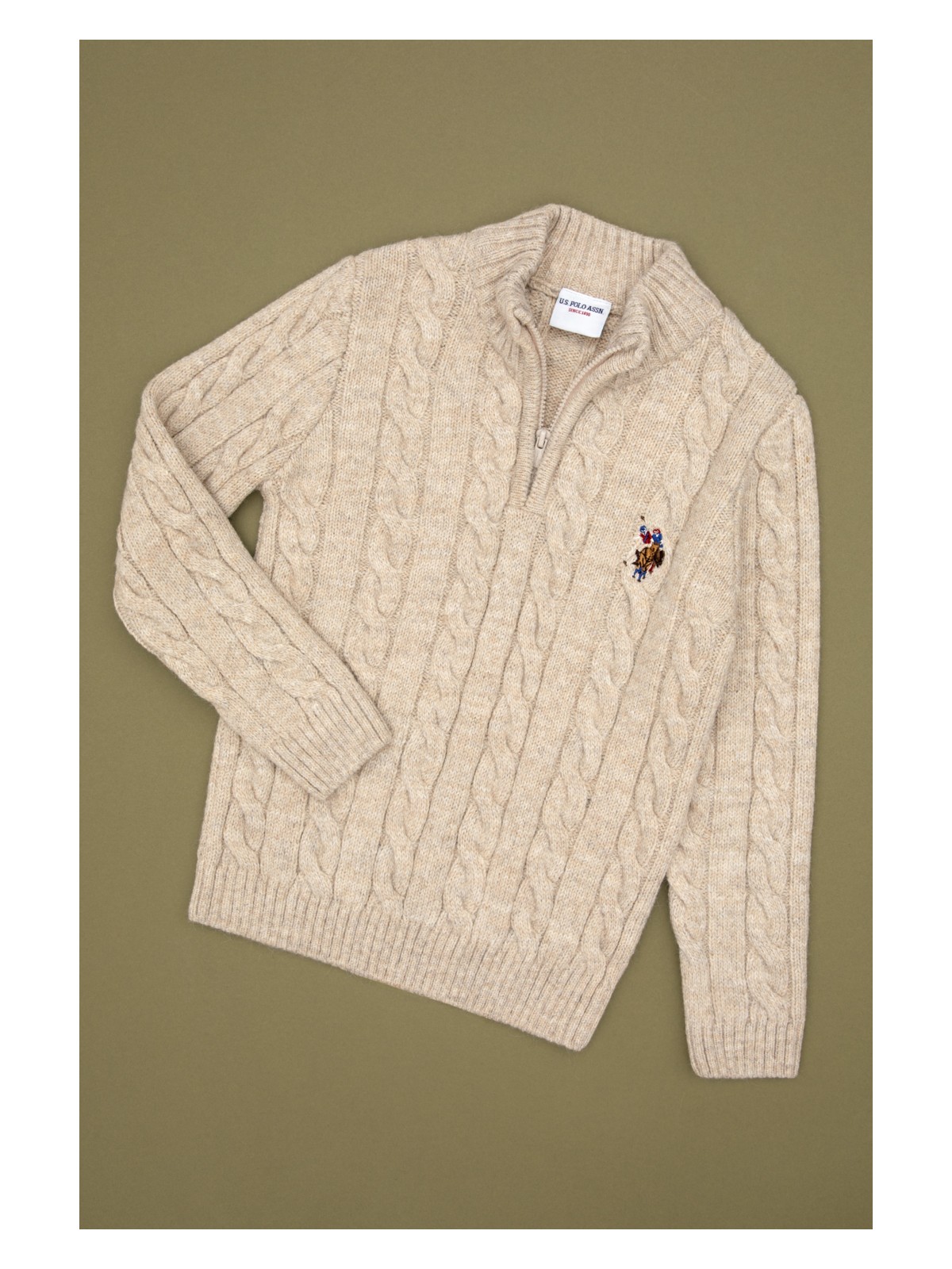 U.S. Polo Assn. U.s. Polo Assn. Erkek Çocuk Taş Kazak /triko 50315628-VR049