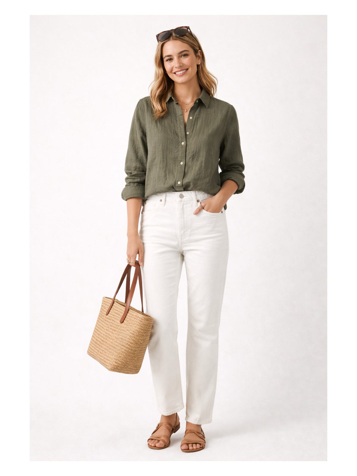 Jadewear Müslin Gömlek - Görsel 4