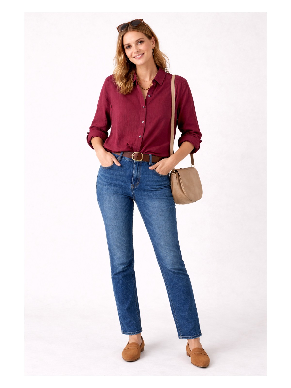 Jadewear Müslin Gömlek - Görsel 3