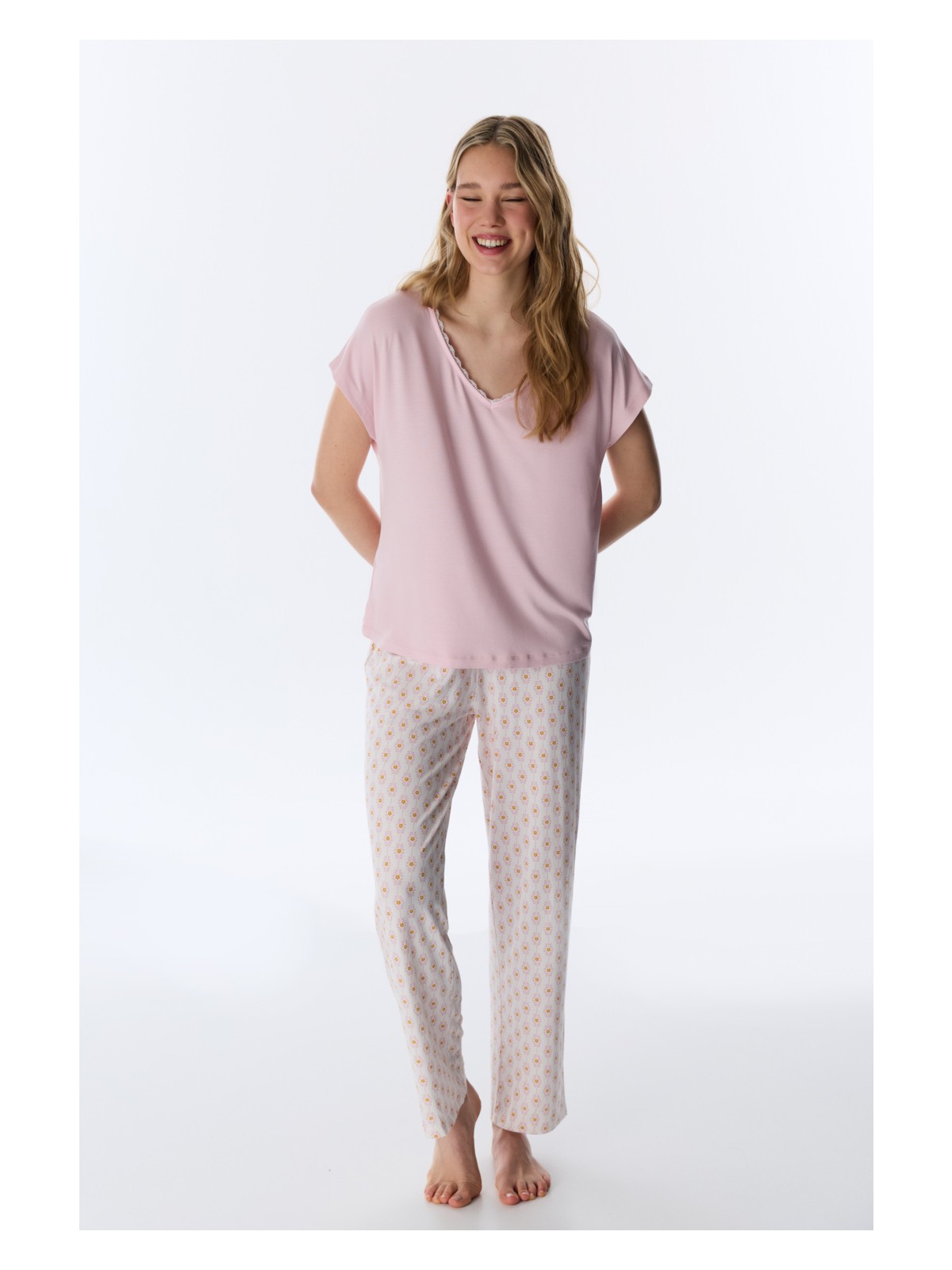 Penti Pembe Alia Pink Pantolon Pijama Takımı