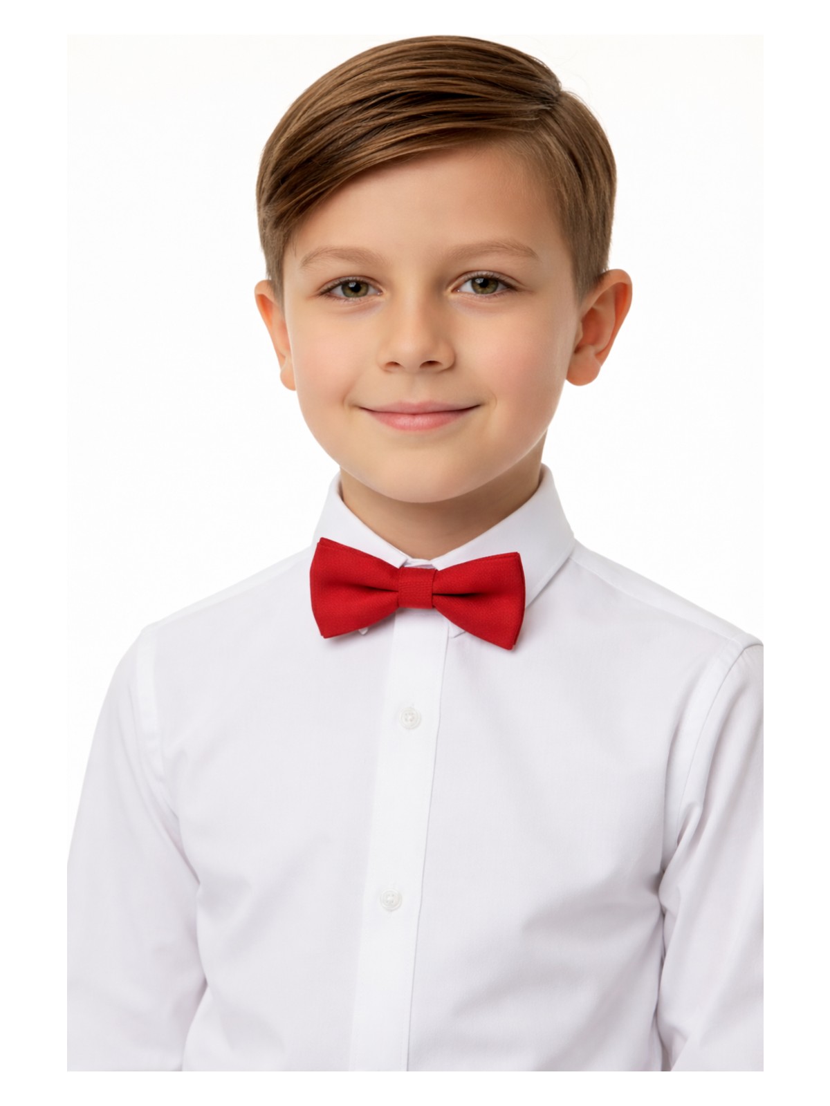 Sibel Günay Butik Çocuk Kırmızı Lastikli Papyon | 4–12 Yaş Ayarlanabilir | Özel Gün ve Bayram Aksesuarı