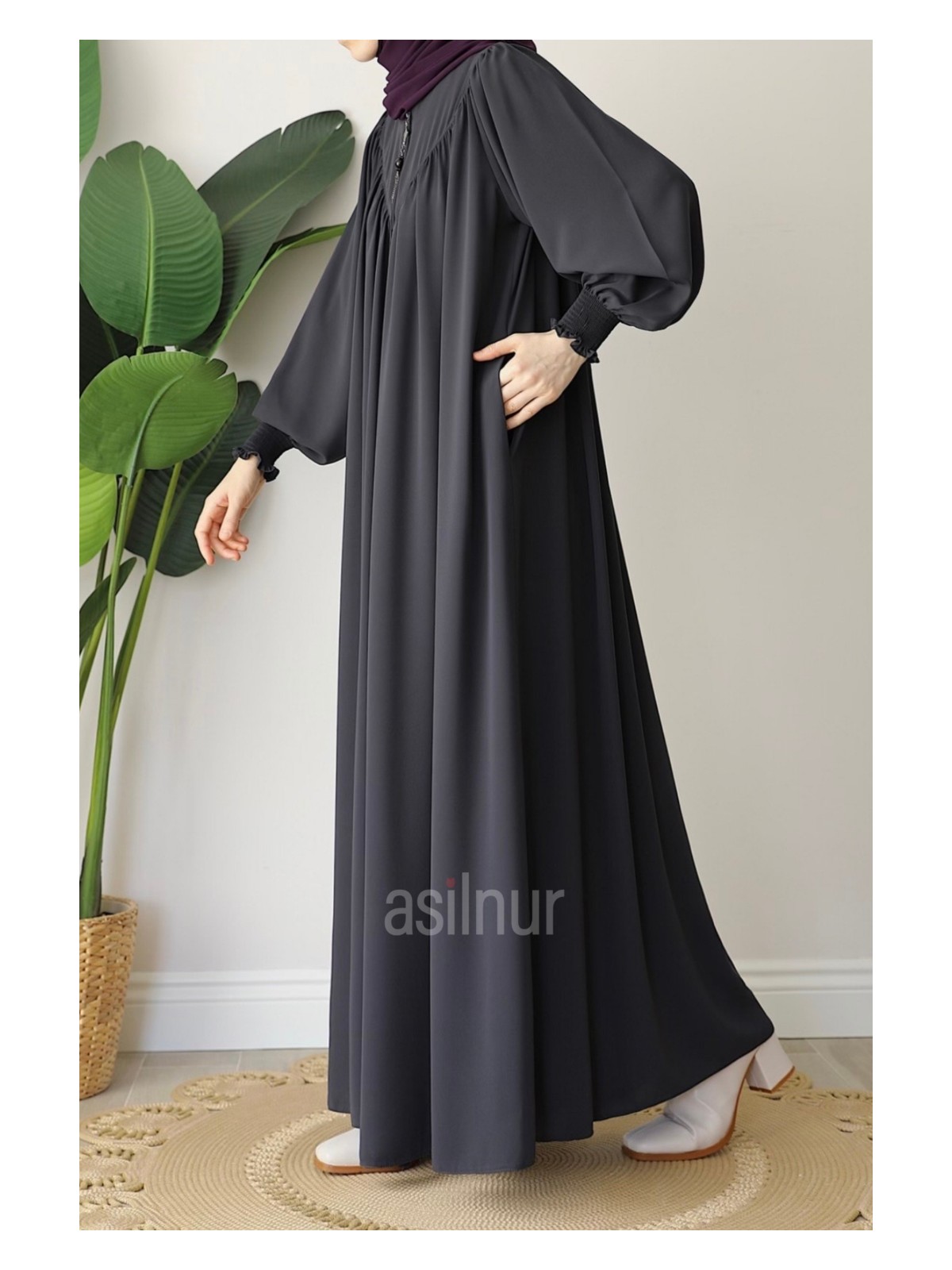 Asilnur Vera Ferace Siyah - Görsel 10