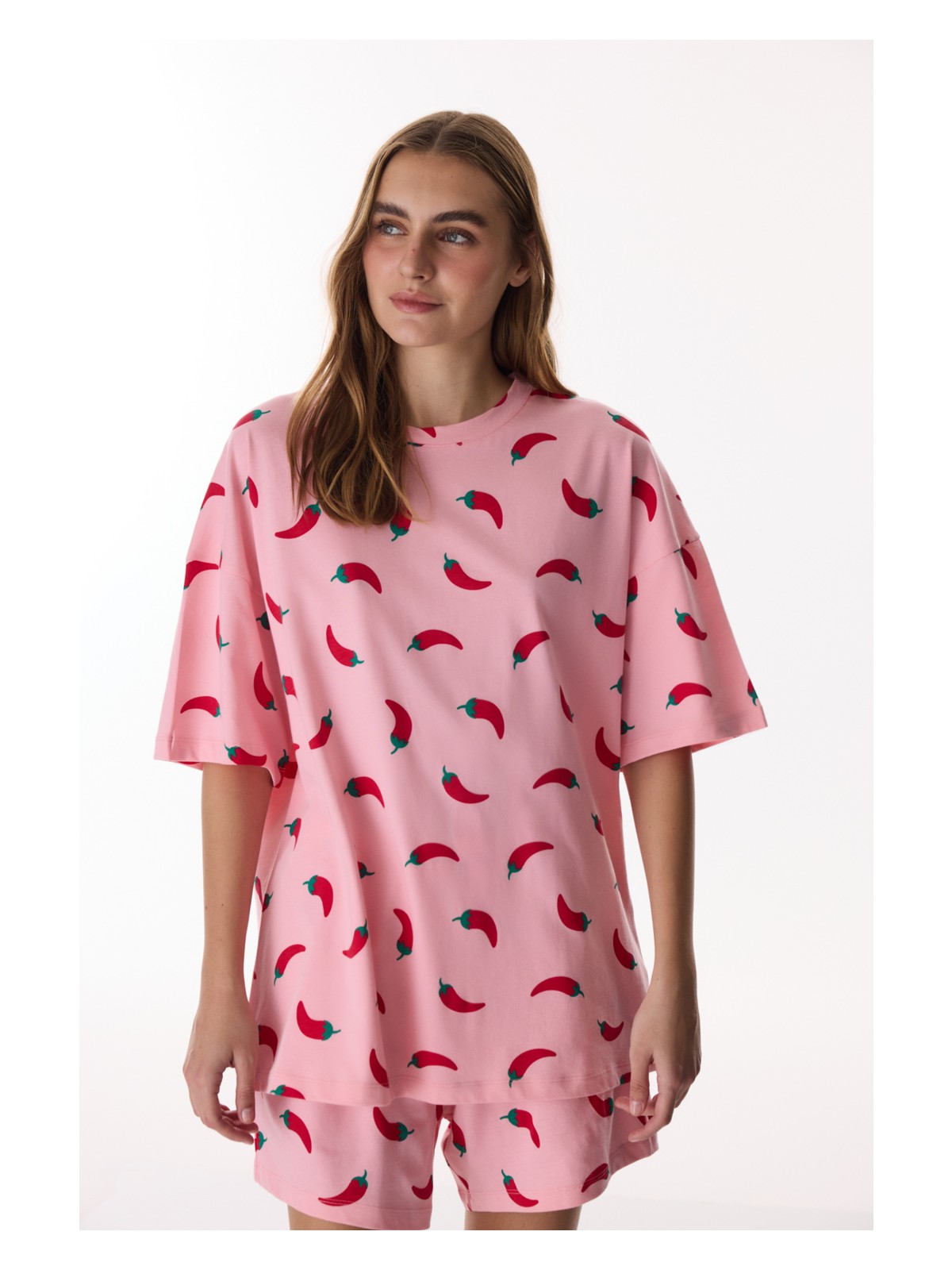 Penti Pembe Chill Days Şortlu Pijama Takımı