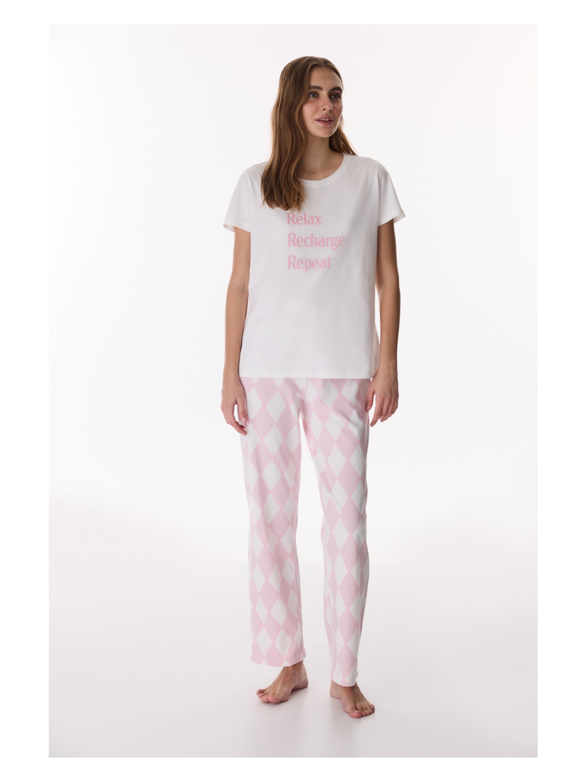 Penti Renkli Recharge Pantolon Pijama Takımı