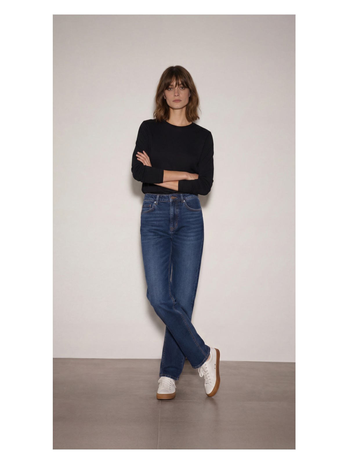 Babokah Premium Pamuk Likralı Uzun Kol Kadın Tshirt - Görsel 4