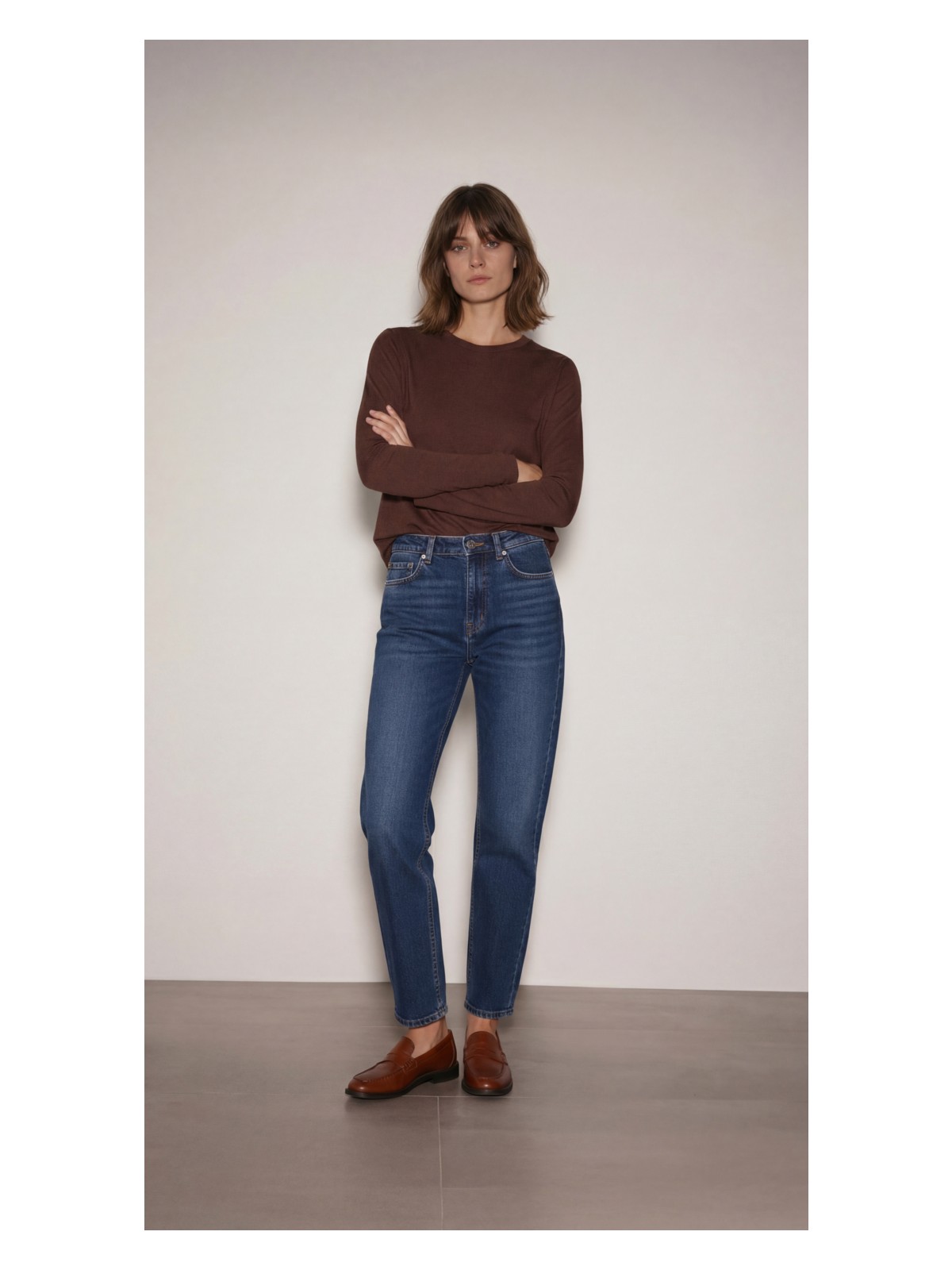 Babokah Premium Pamuk Likralı Uzun Kol Kadın Tshirt