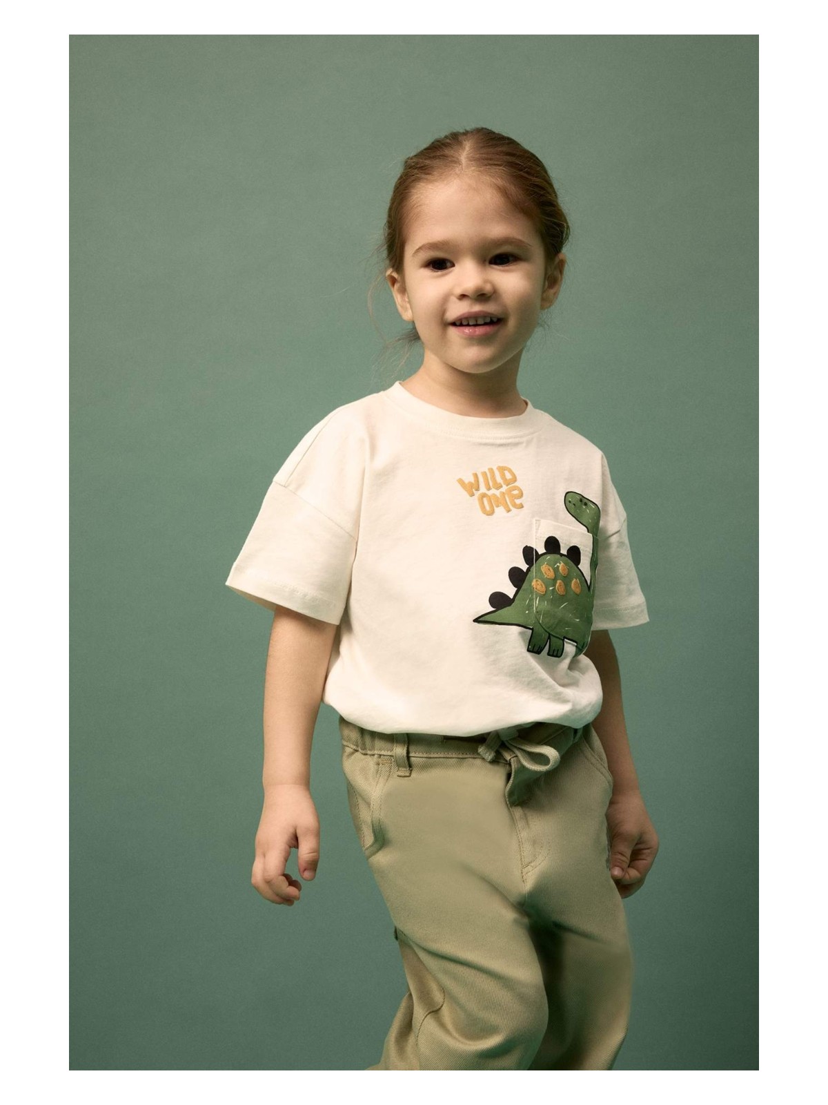 DeFacto Dinozor Baskılı Kısa Kollu Tişört Erkek Bebek G8030A526SM