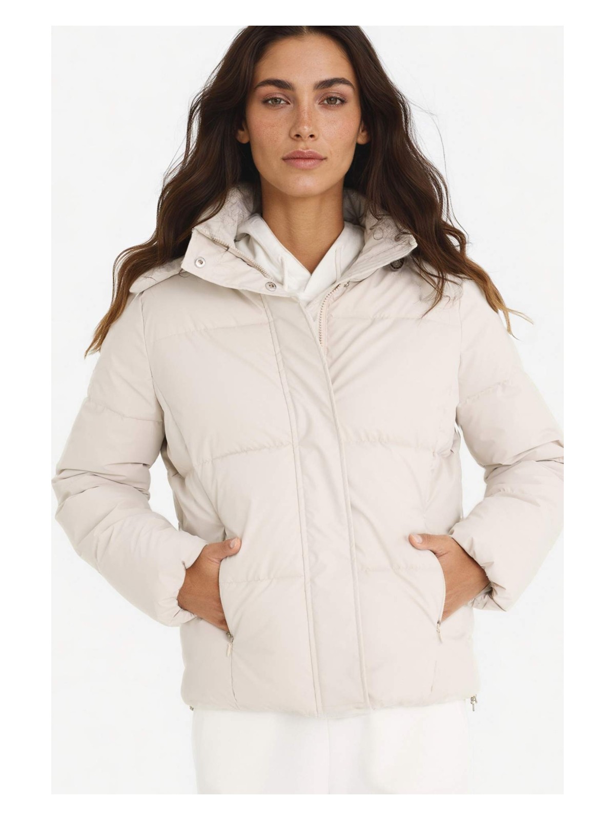 DeFacto Regular Fit Kapüşonlu Fermuarlı Şişme Mont F2143AX25WN