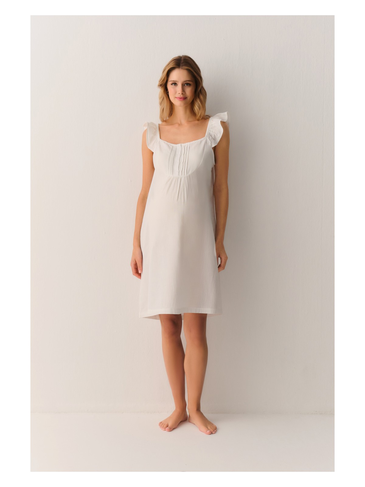 Suwen Angel Pamuklıu Hamile Lohusa Gecelik