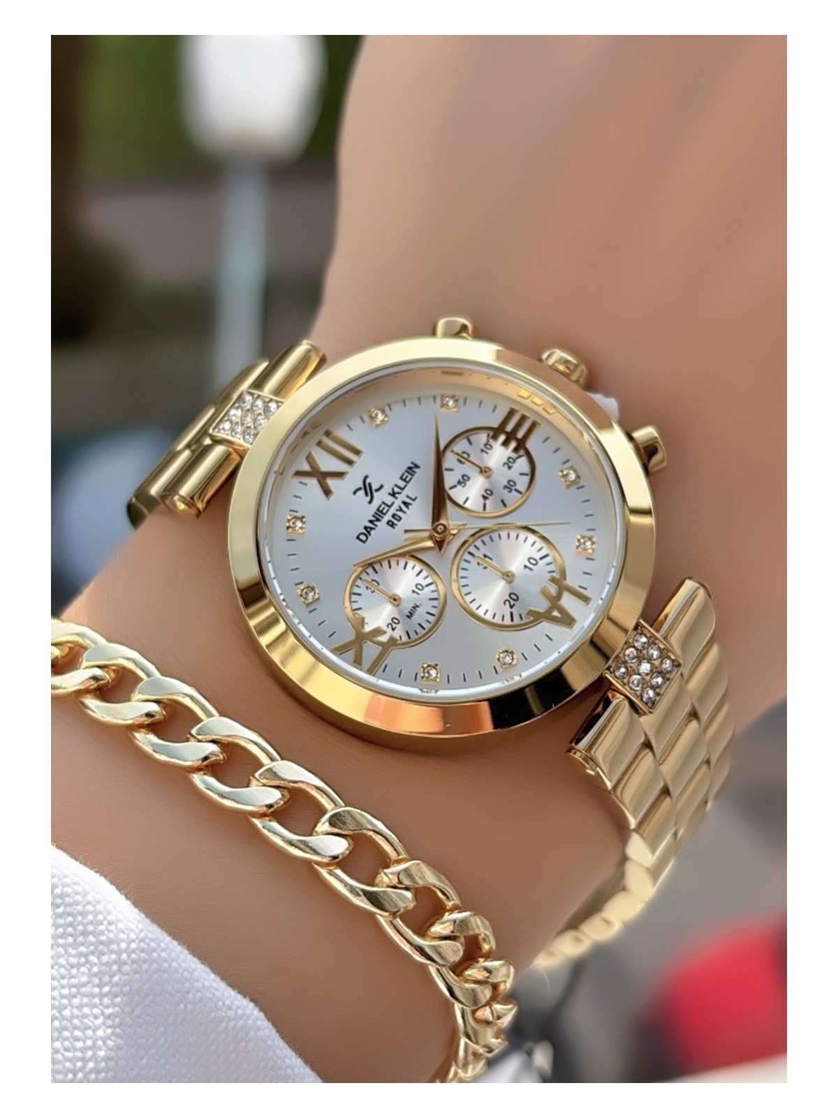 Daniel Klein Özel Kutusunda Çelik Kordon Kadın Kol Saati 3 Atm Su Geçirmezlik 2 Yıl Garantili Bileklik Hediyeli - Görsel 4