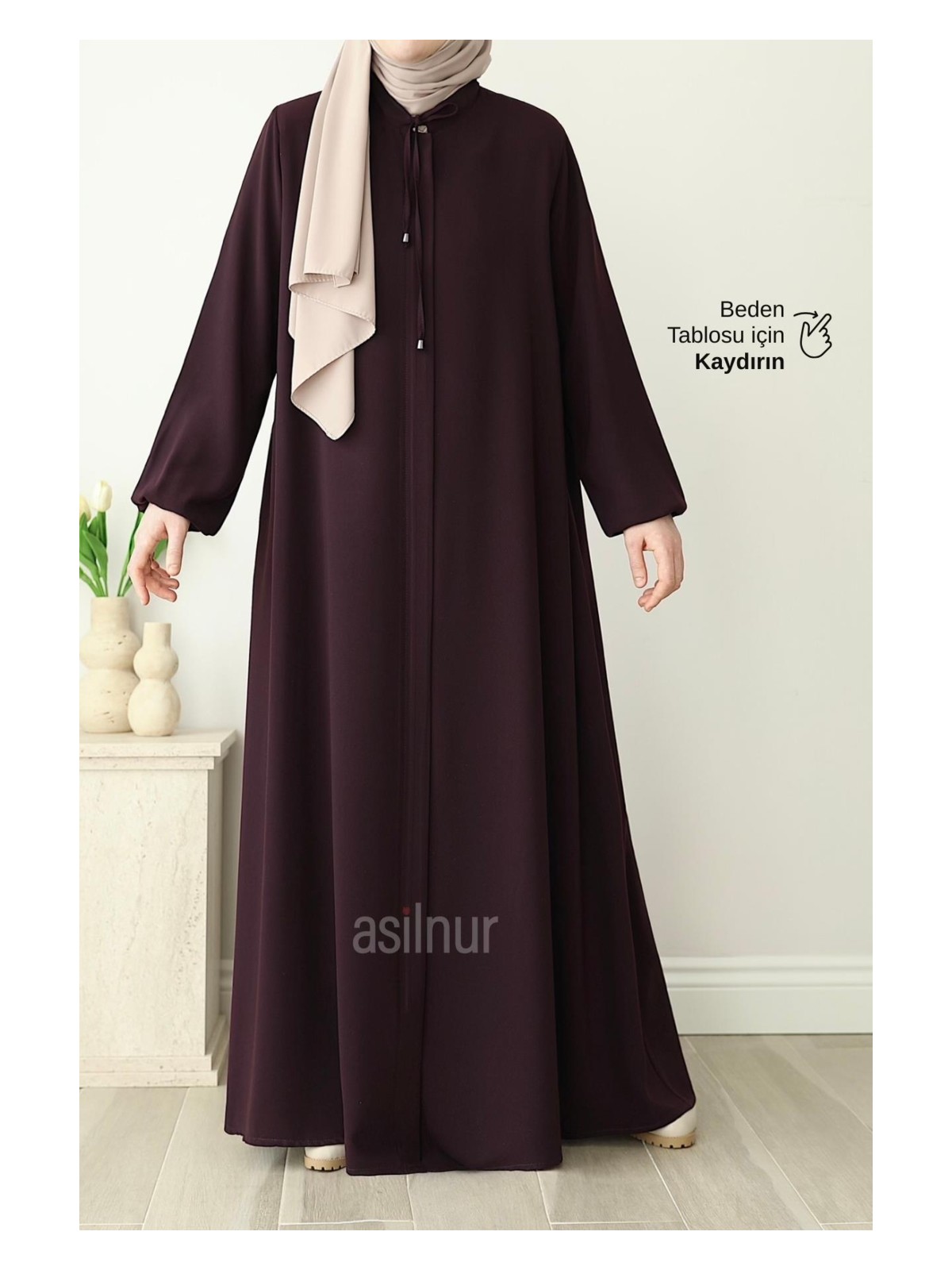 Asilnur Nesli Mevlana Ferace Siyah - Görsel 8