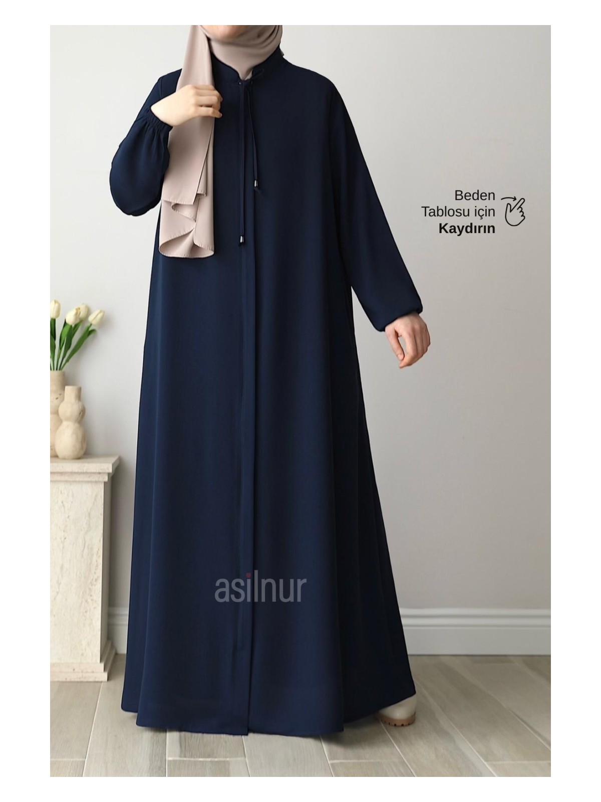 Asilnur Nesli Mevlana Ferace Siyah - Görsel 4