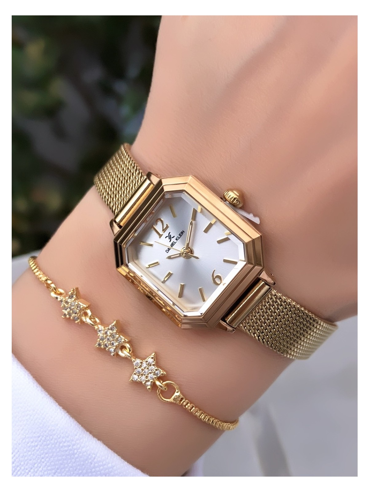 Daniel Klein Orijinal Çelik Kordon Kadın Kol Saati 3 Atm Su Geçirmezlik Gold Renk Bileklik Hediyeli DK951C1
