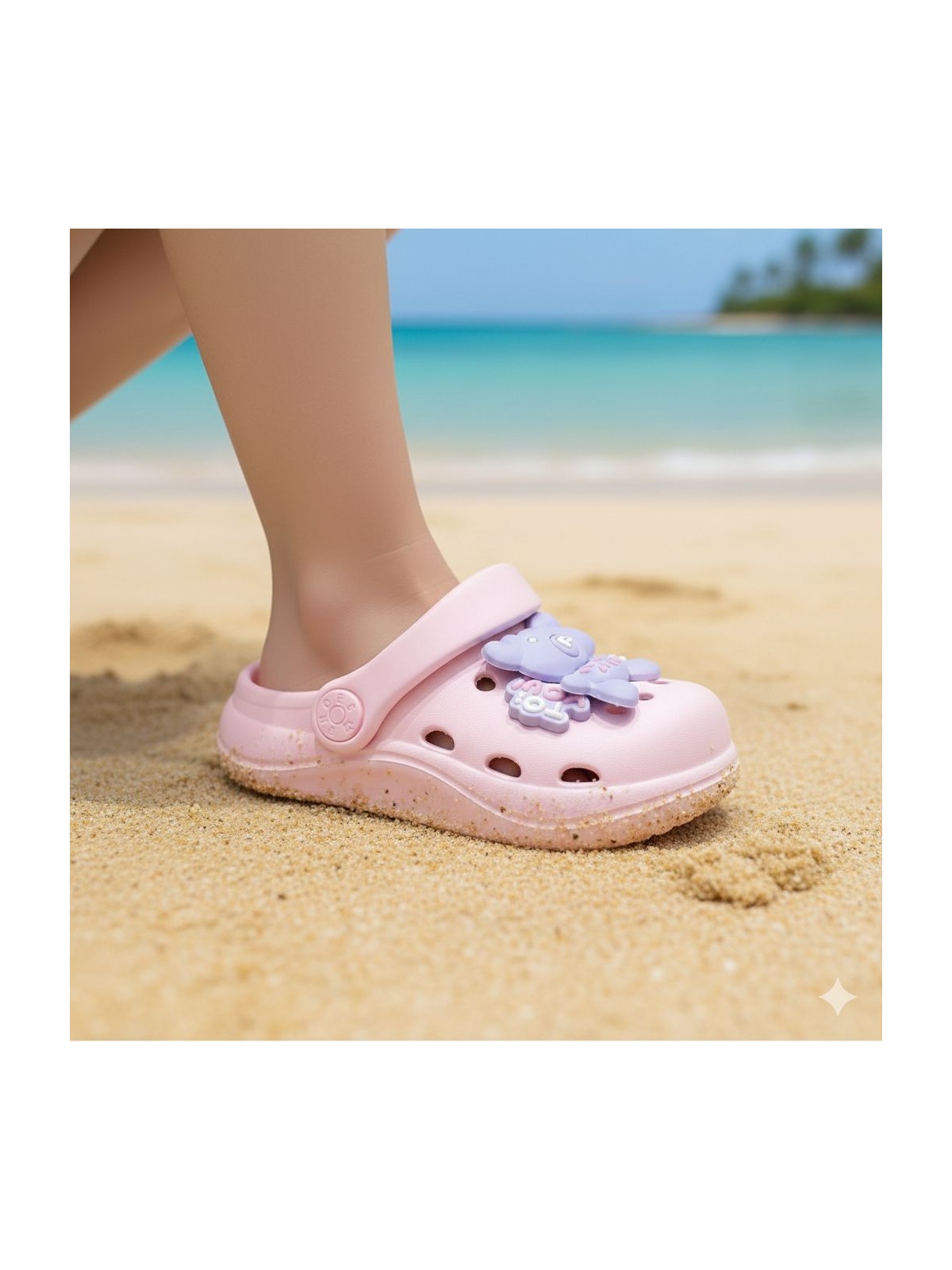 Rungo Çocuk Cross Terlik Plaj/bahçe/sahil/ev Terliği Anatomik Confort