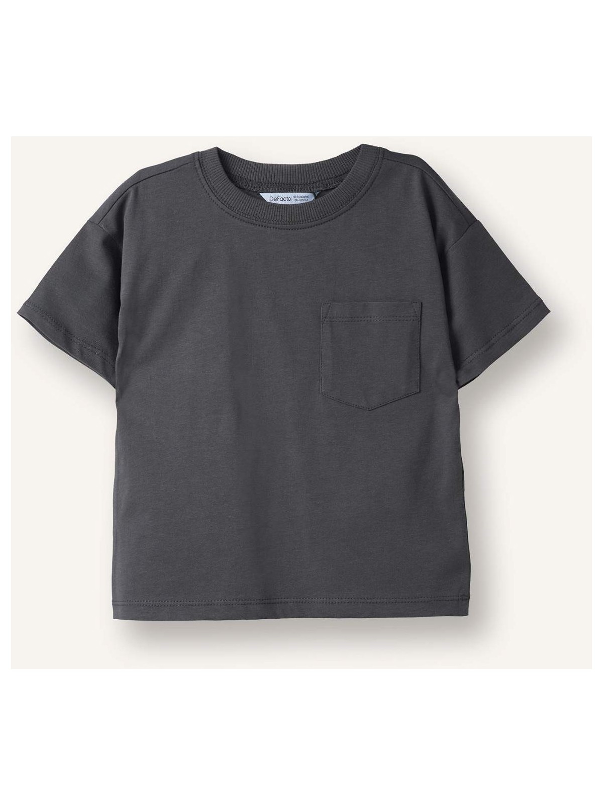 DeFacto Regular Fit Bisiklet Yaka Kısa Kollu Tişört Erkek Bebek B7005A526SM