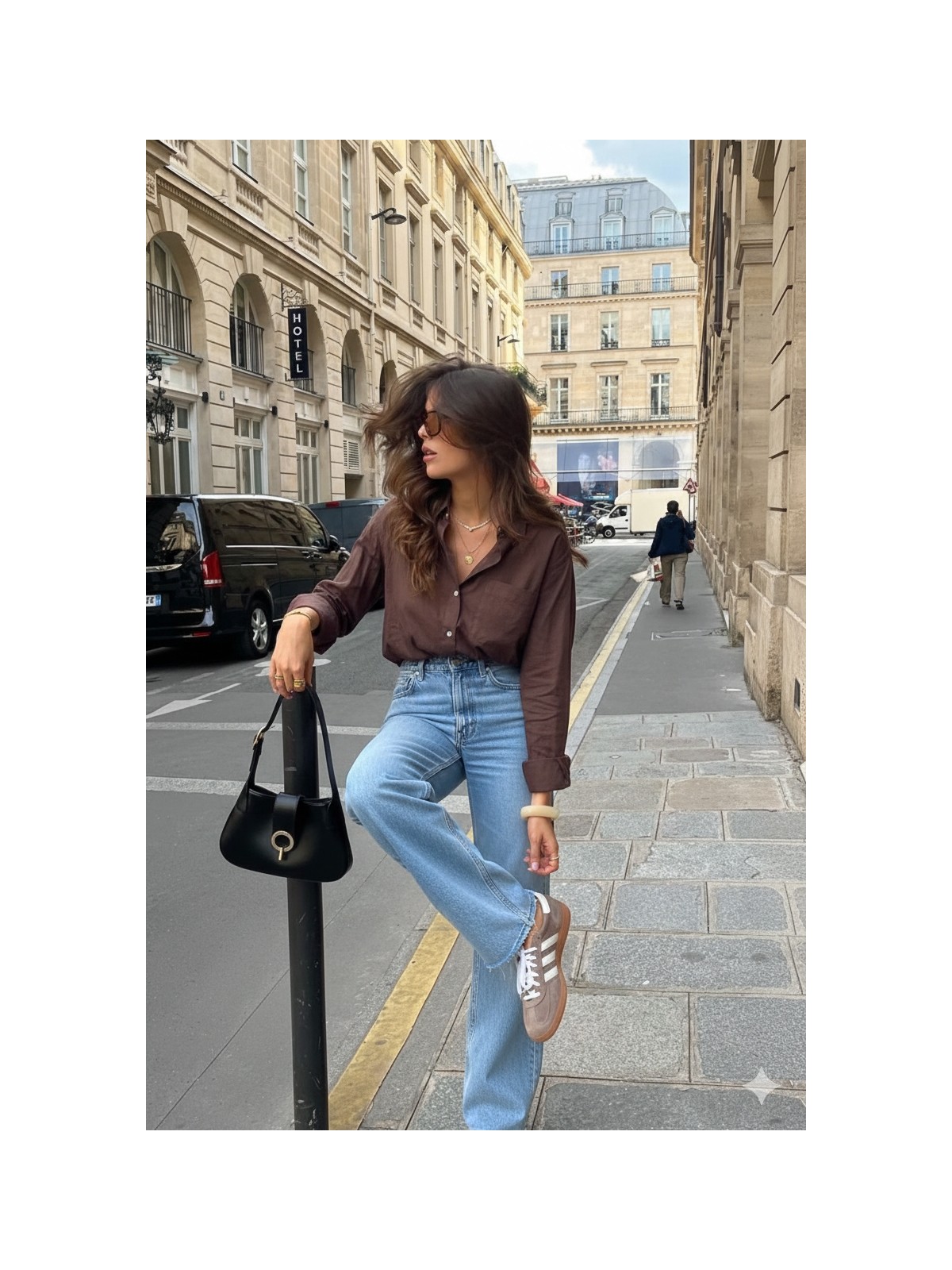 Jadewear Keten Look Owersize Gömlek