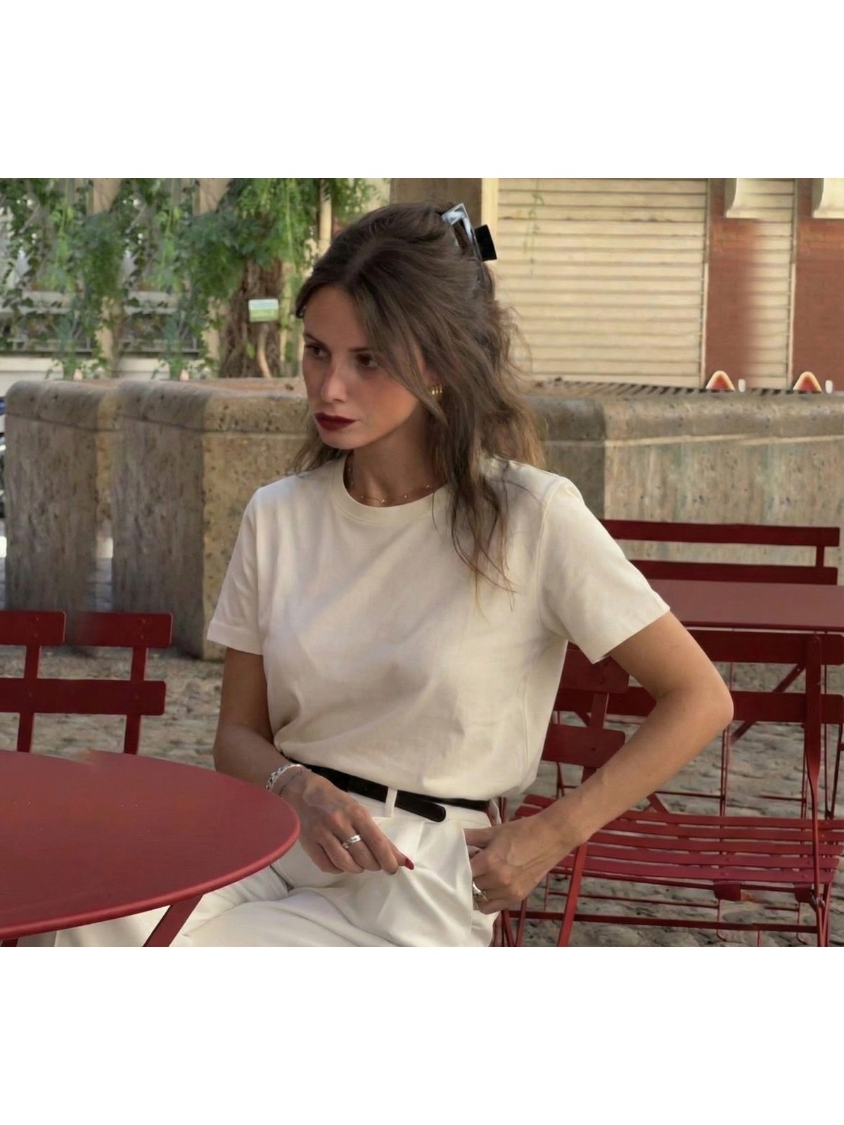 Maternel Yumuşak Dokulu Emzirme Tişörtü - Görsel 5