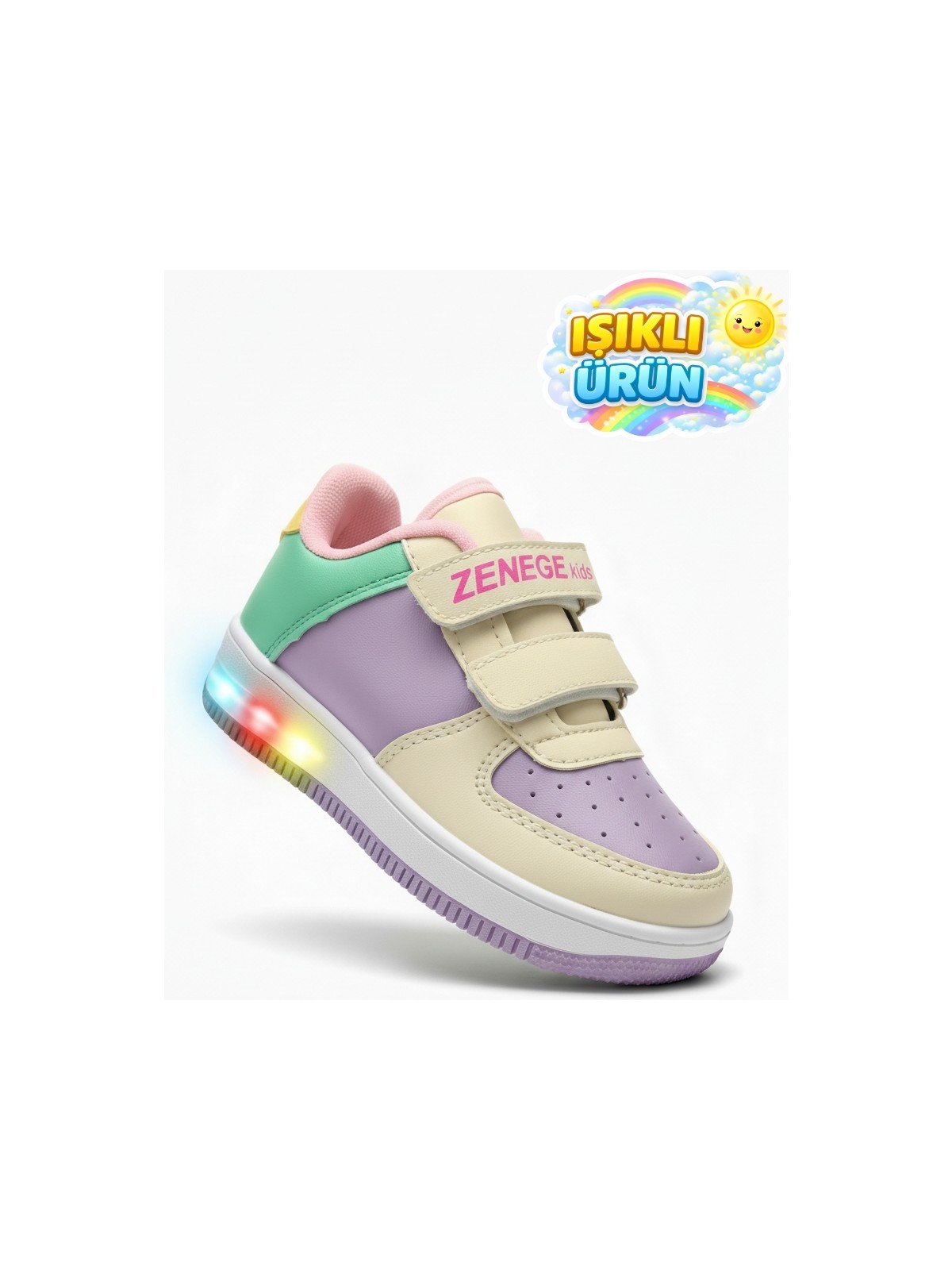 Zenege Işıklı Çocuk Spor Ayakkabı