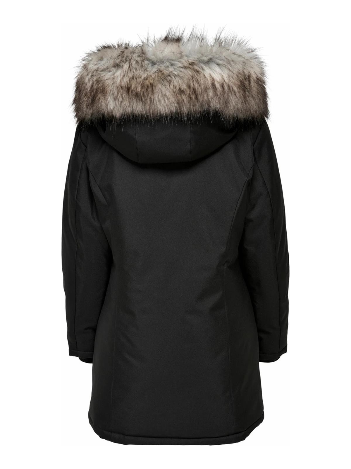Only Bayan Uzun Mont Kapüşonlu Parka 15300633 görsel 6