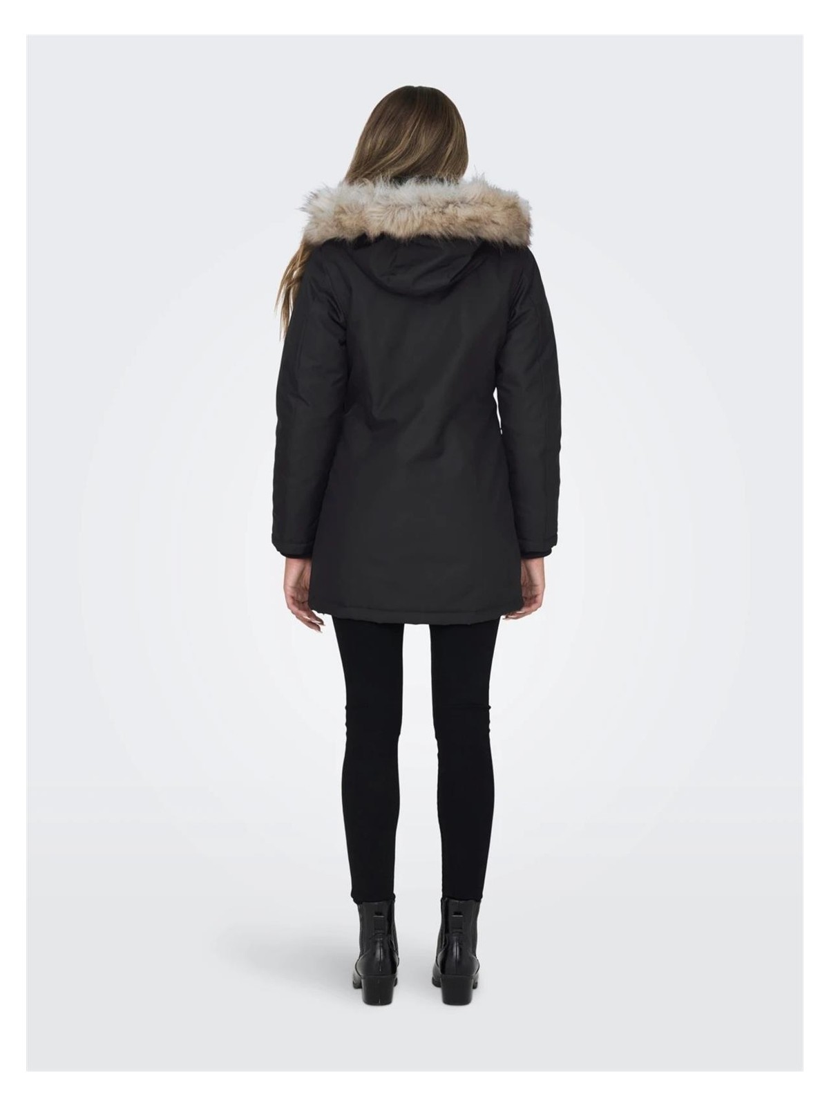 Only Bayan Uzun Mont Kapüşonlu Parka 15300633 görsel 8