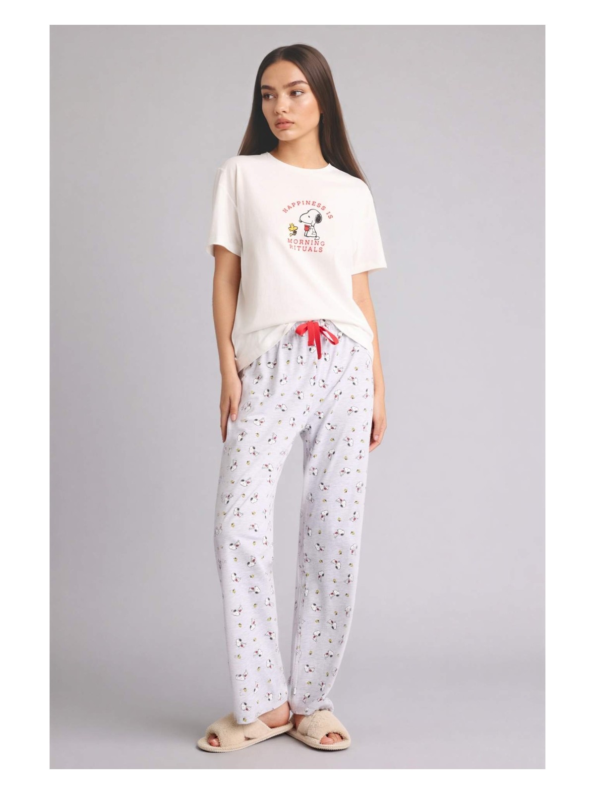 DeFacto Snoopy Regular Fit Kısa Kollu 2'li Takım G8320AX26SP