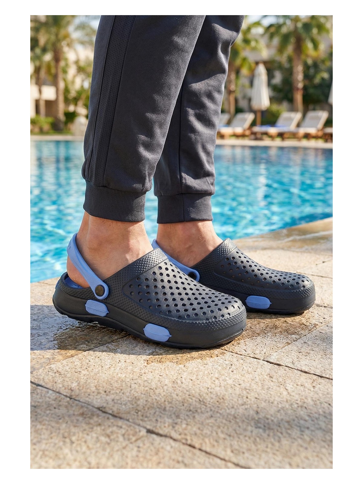 Gezer Yazlık Islak Zemin Sabo Erkek Terlik - Görsel 4