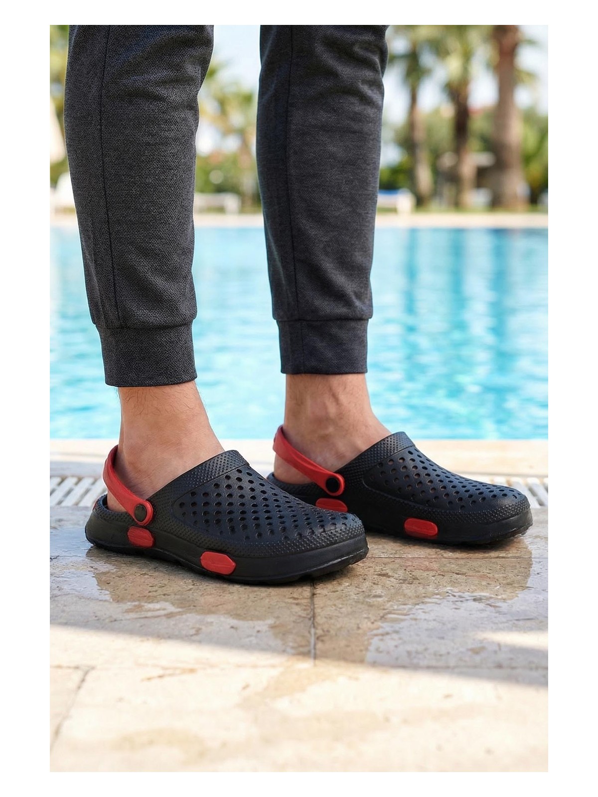 Gezer Yazlık Islak Zemin Sabo Erkek Terlik