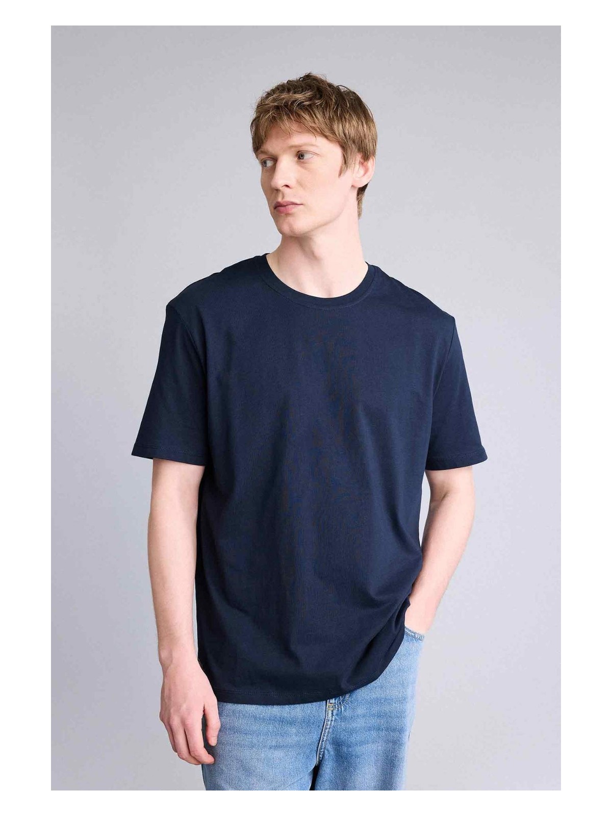 DeFacto %100 Pamuk Basic Tişört V7699AZ26SP - Görsel 4