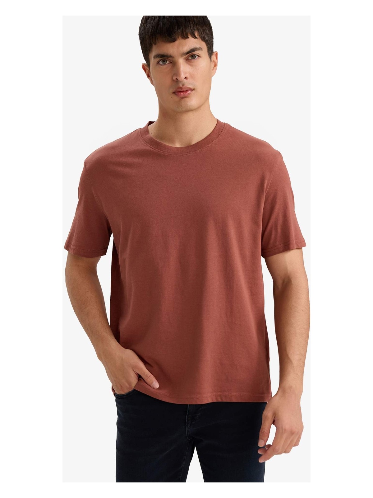 DeFacto %100 Pamuk Basic Tişört V7699AZ26SP - Görsel 9