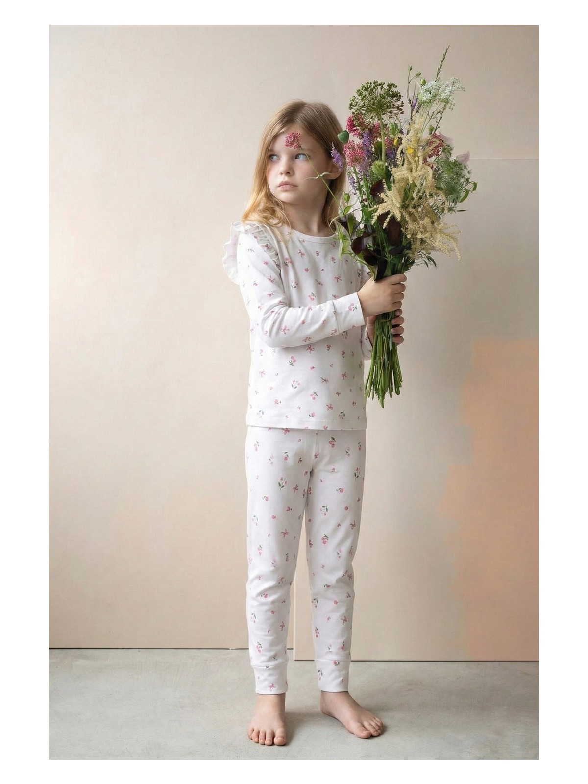 Cigit Pijama Takım 1-5 Yaş Çıtır Çiçek Desen