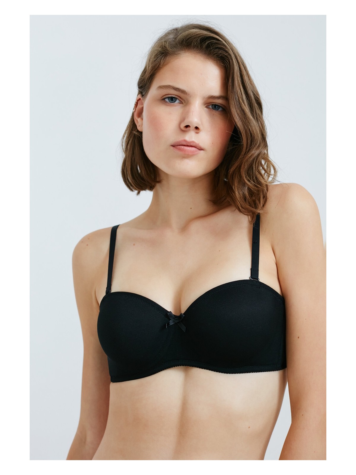 Penti Ten Rengi Toparlayıcı Balenli Dolgusuz Straplez Lotus Sütyen - Görsel 5